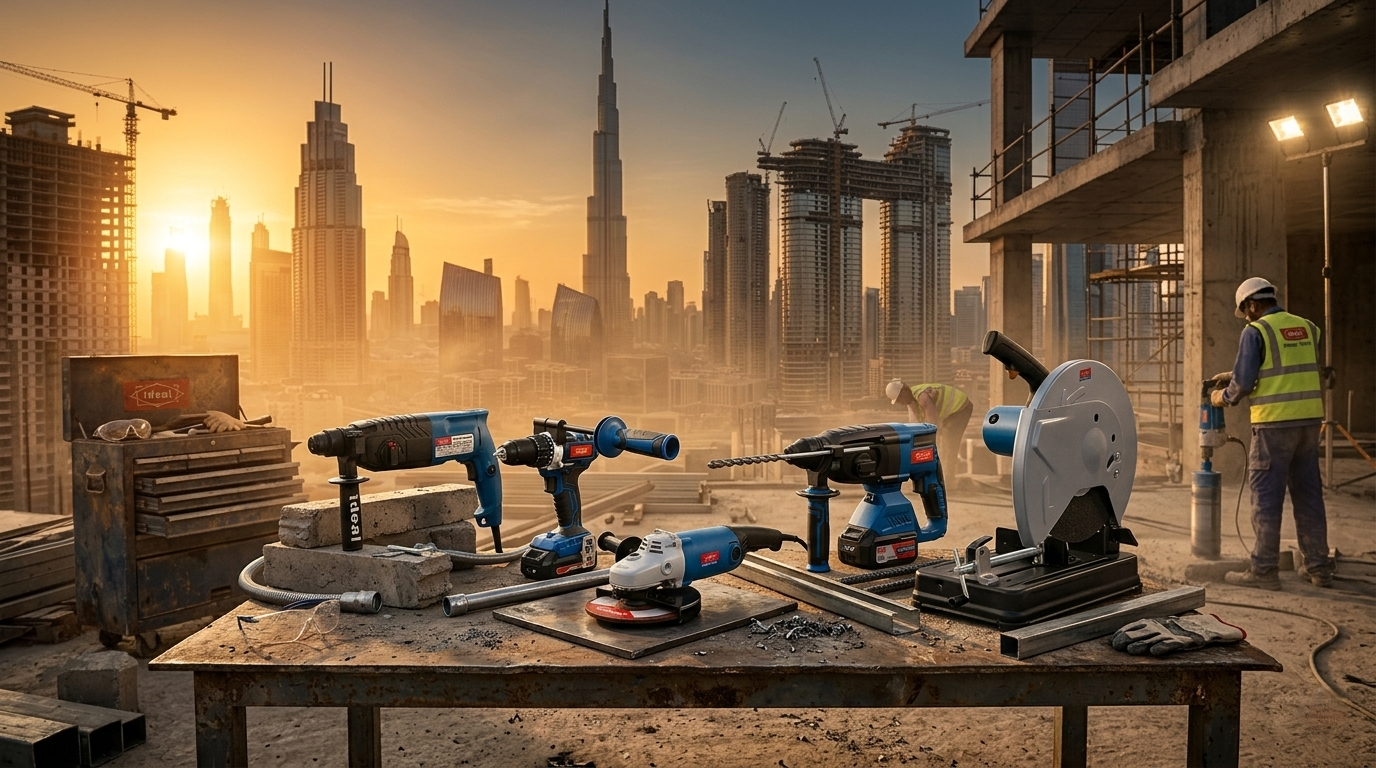Best Power Tools for MEP Contractors in Dubai (Electrical, Plumbing & HVAC Work)