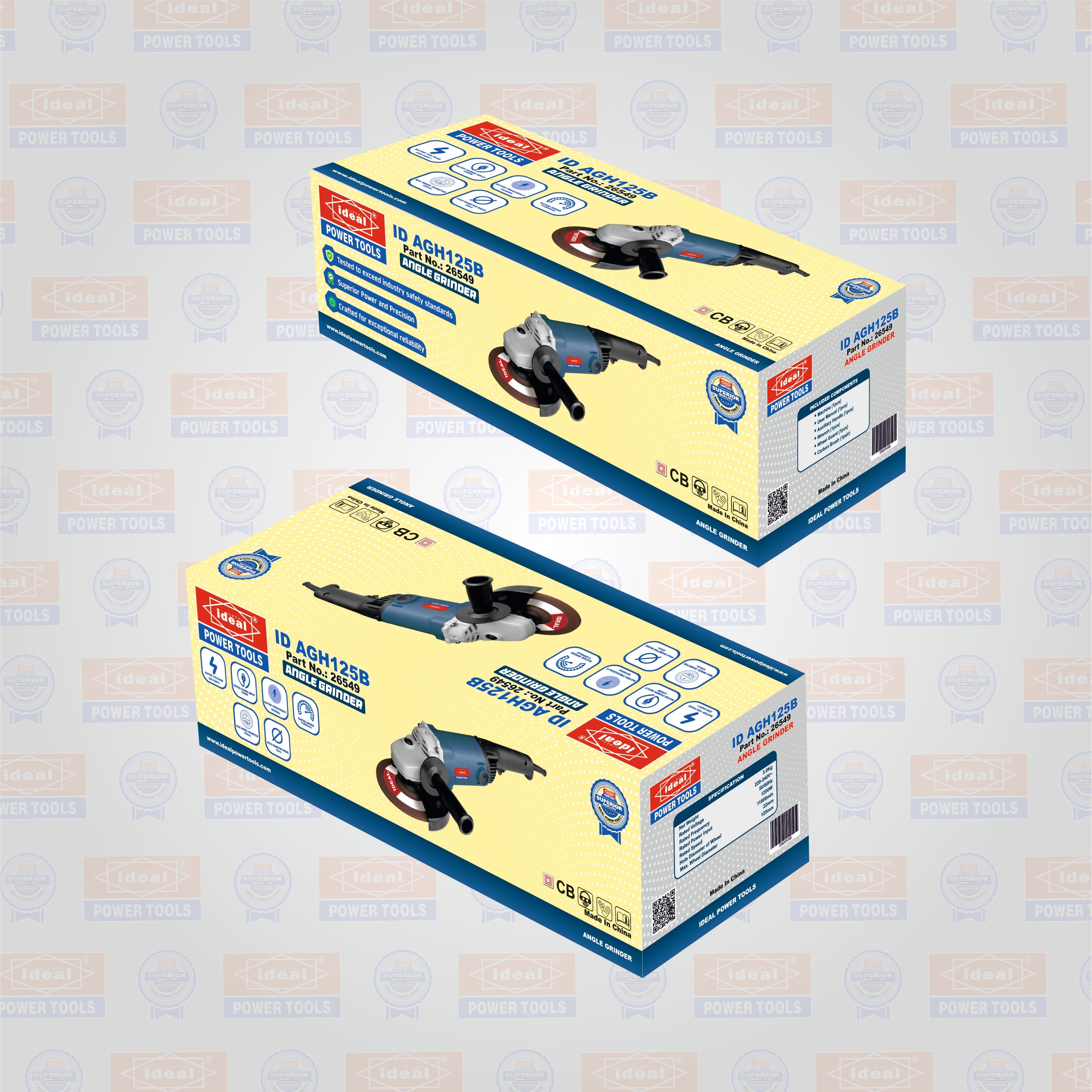 ID AGH125B ELECTRIC ANGLE GRINDER MACHINE