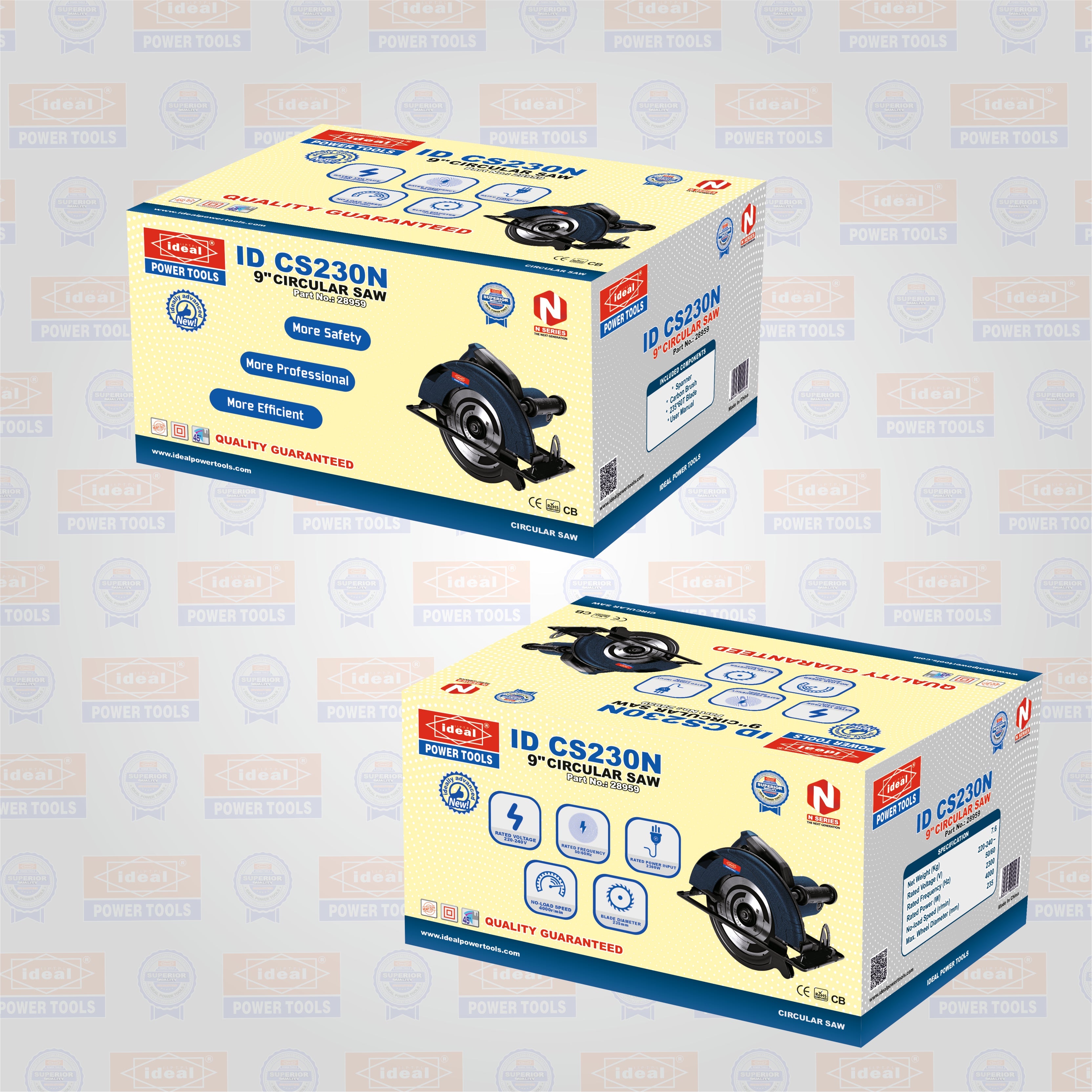 ID CS230N - 9" ELECTRIC CIRCULAR SAW MACHINE