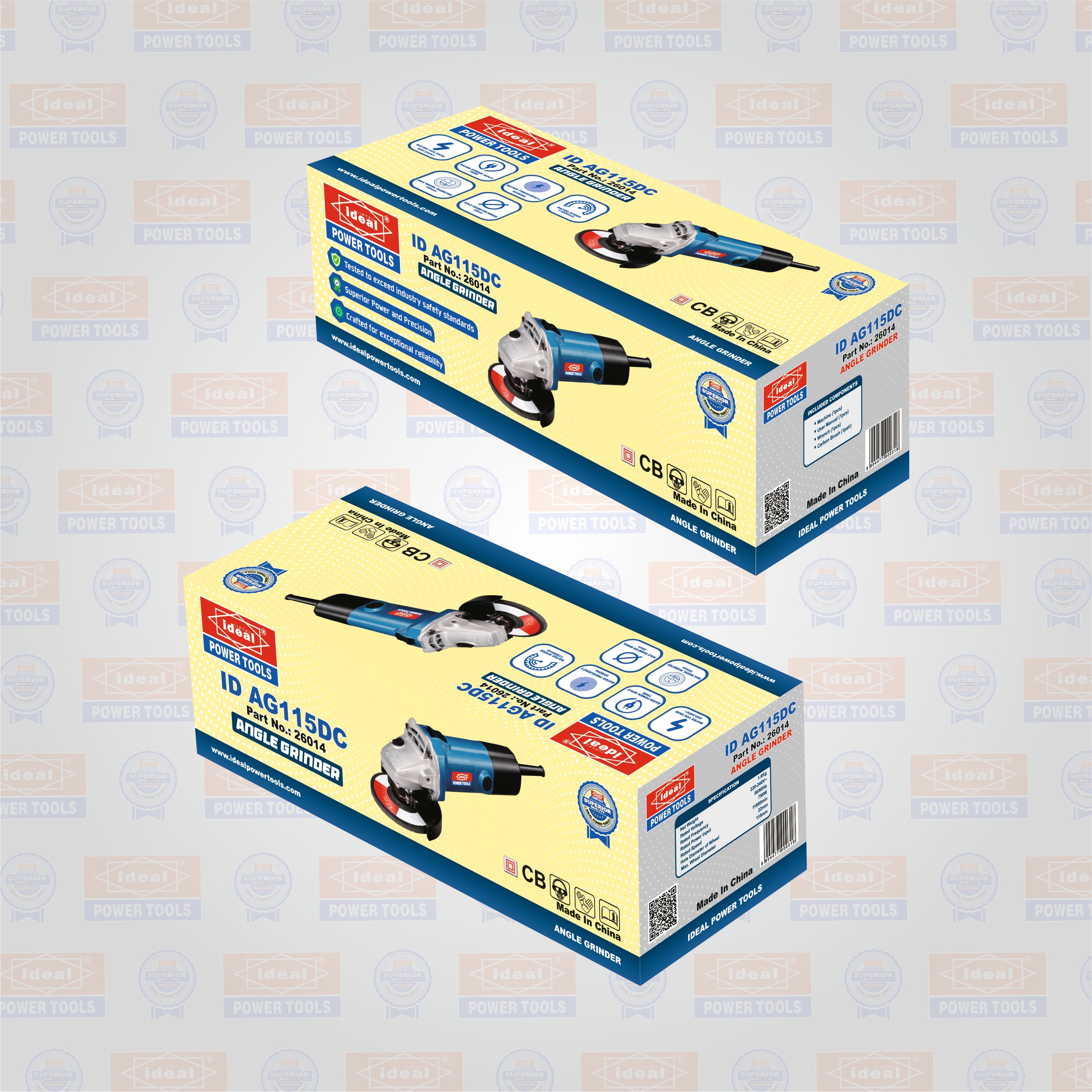 ID AG115DC ELECTRIC ANGLE GRINDER MACHINE