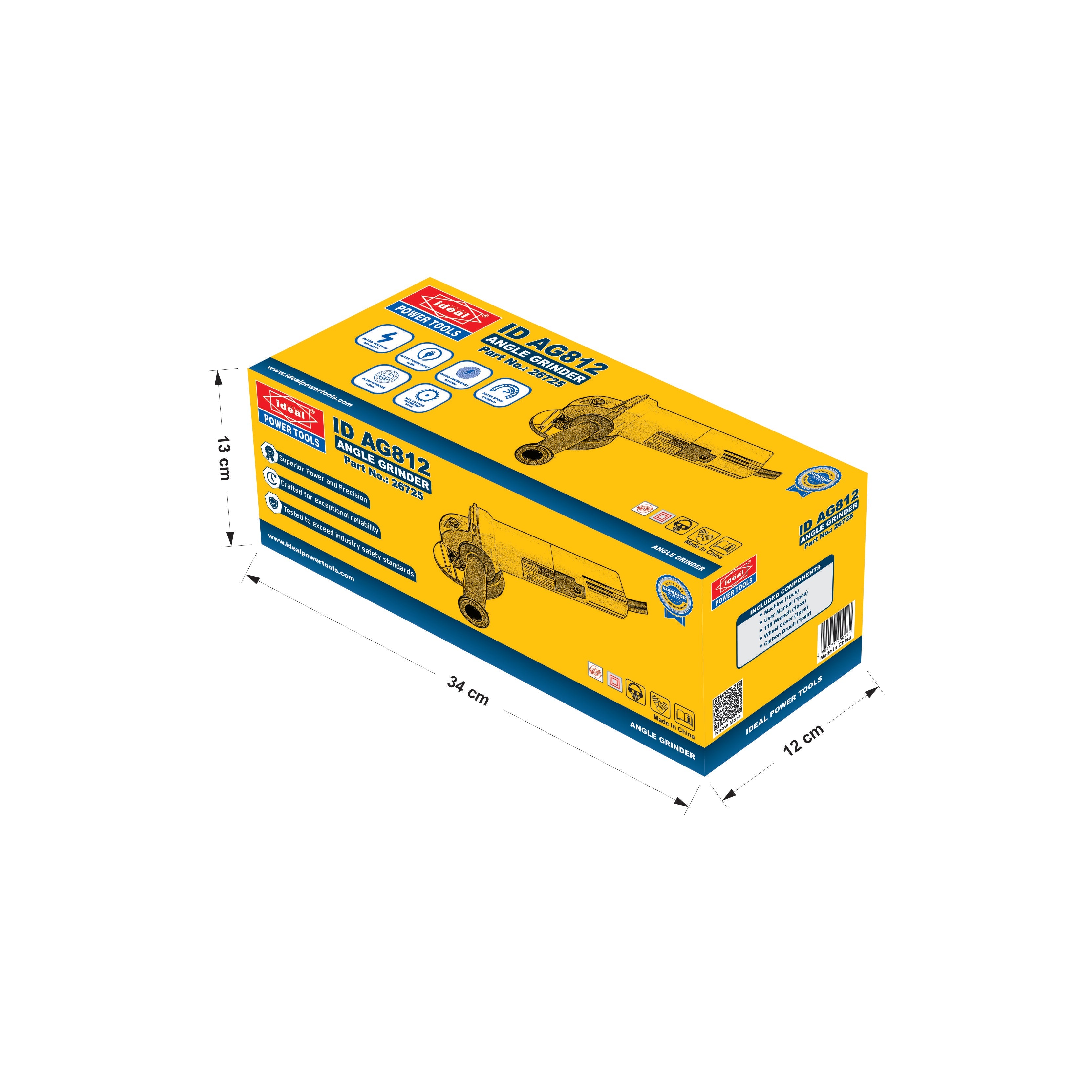 ID AG812 ELECTRIC ANGLE GRINDER MACHINE