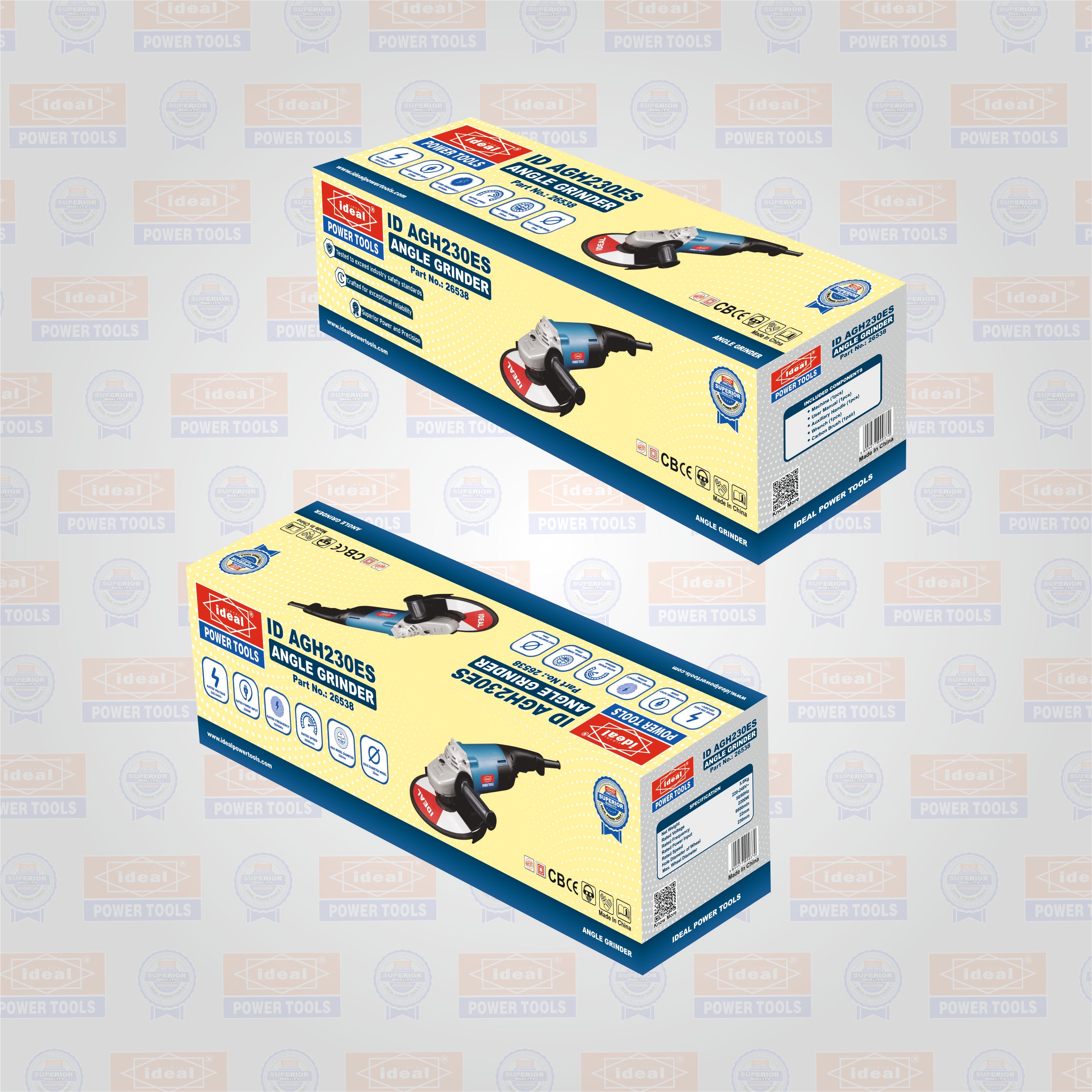 ID AGH230ES ELECTRIC ANGLE GRINDER MACHINE