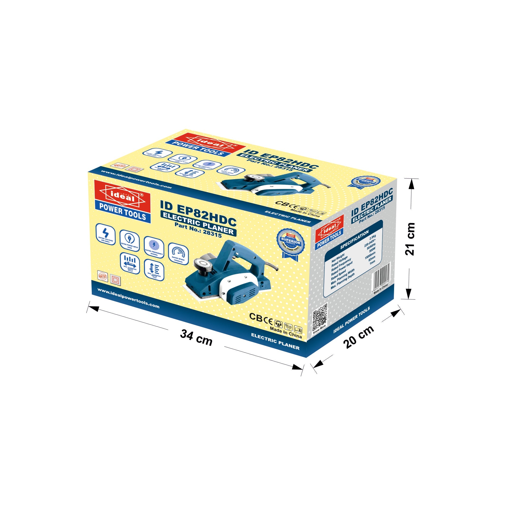 ID EP82HDC ELECTRIC PLANER MACHINE