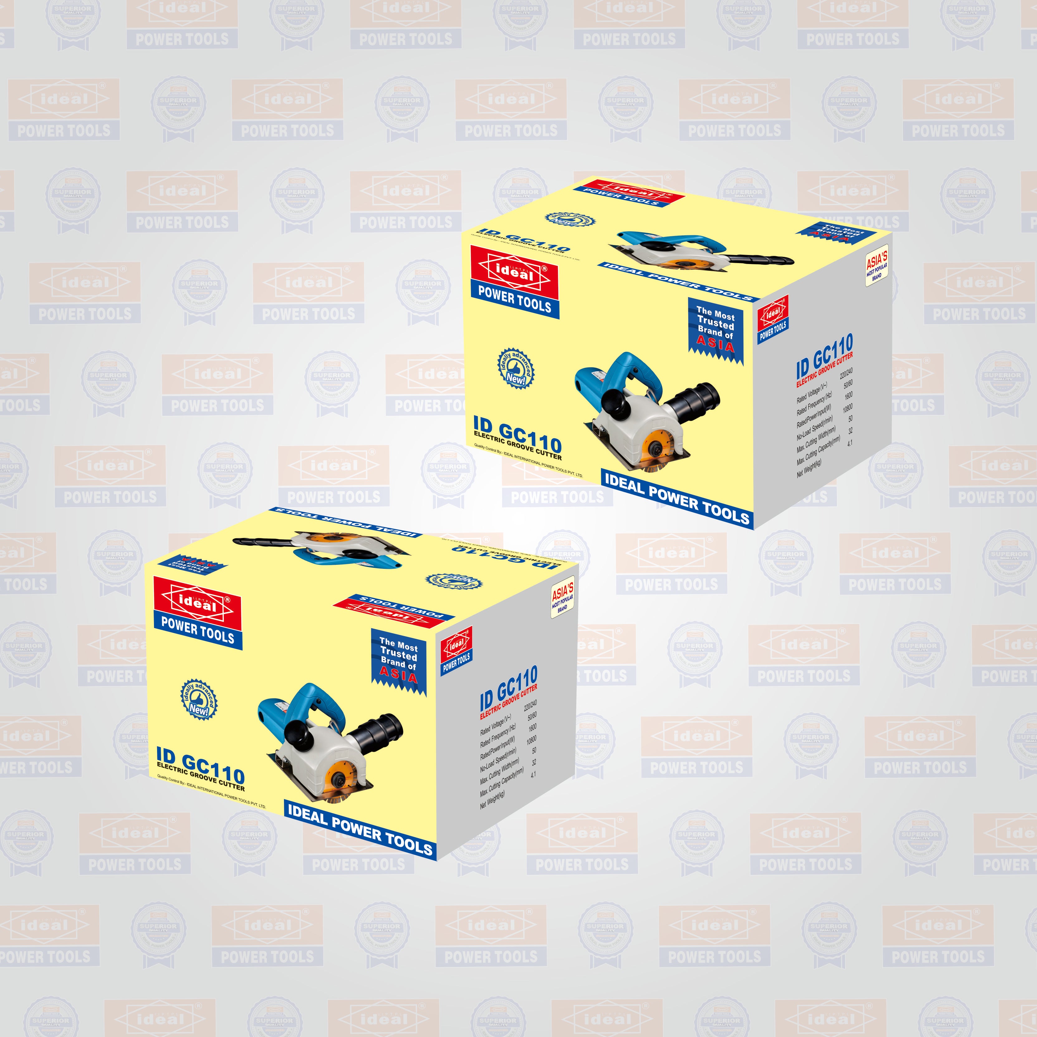 ID GC110 ELECTRIC GROOVE CUTTERS AND WALL CHASER MACHINE