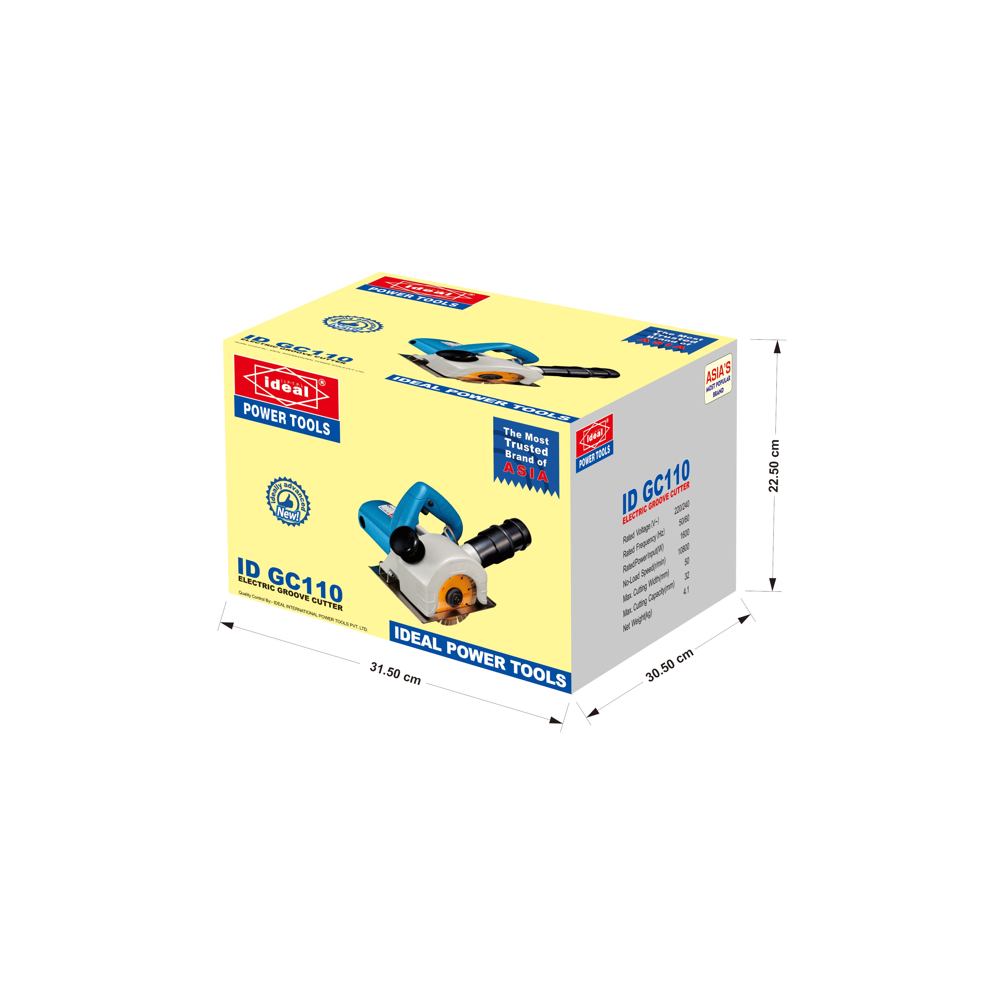 ID GC110 ELECTRIC GROOVE CUTTERS AND WALL CHASER MACHINE