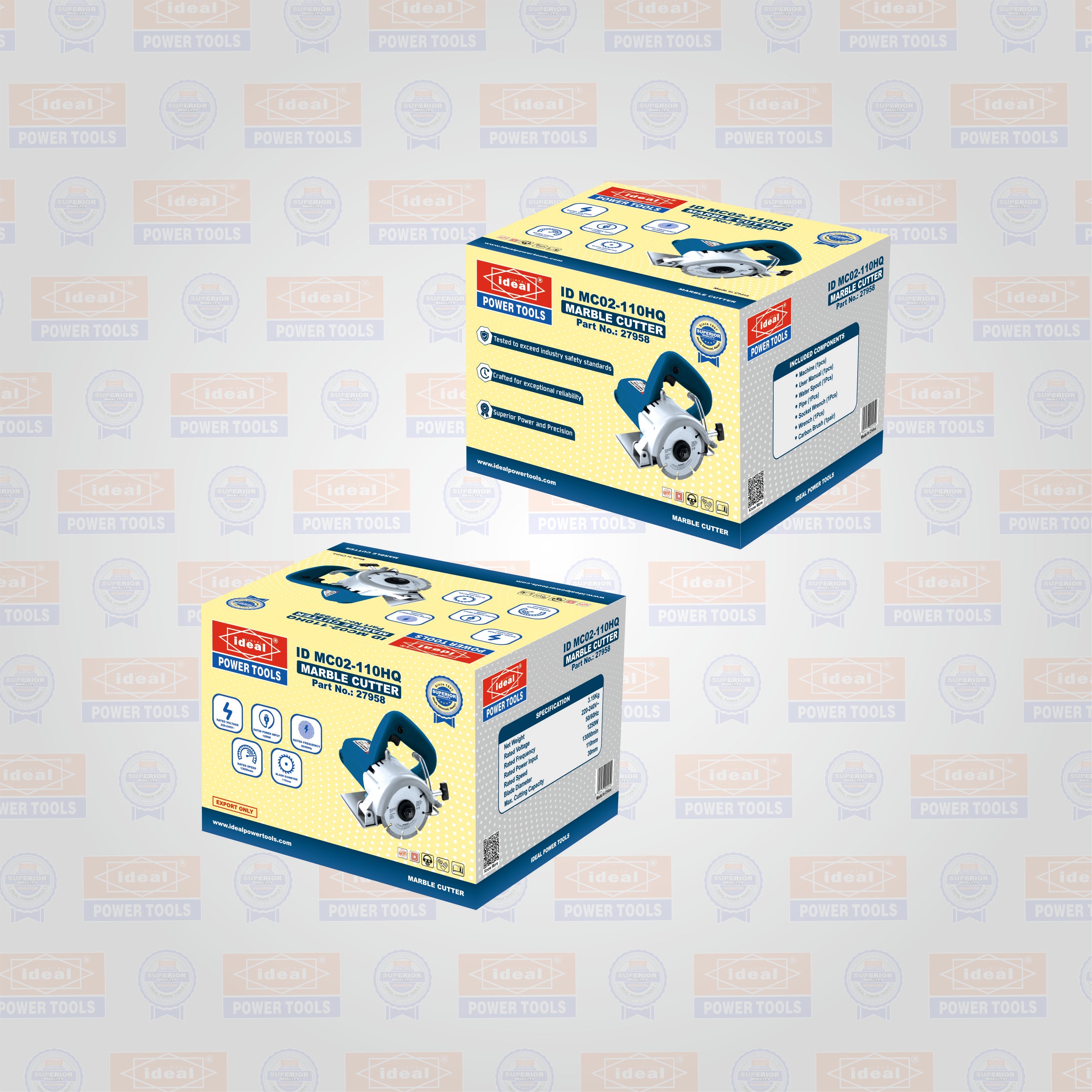 ID MC02-110HQ ELECTRIC MARBLE CUTTER MACHINE