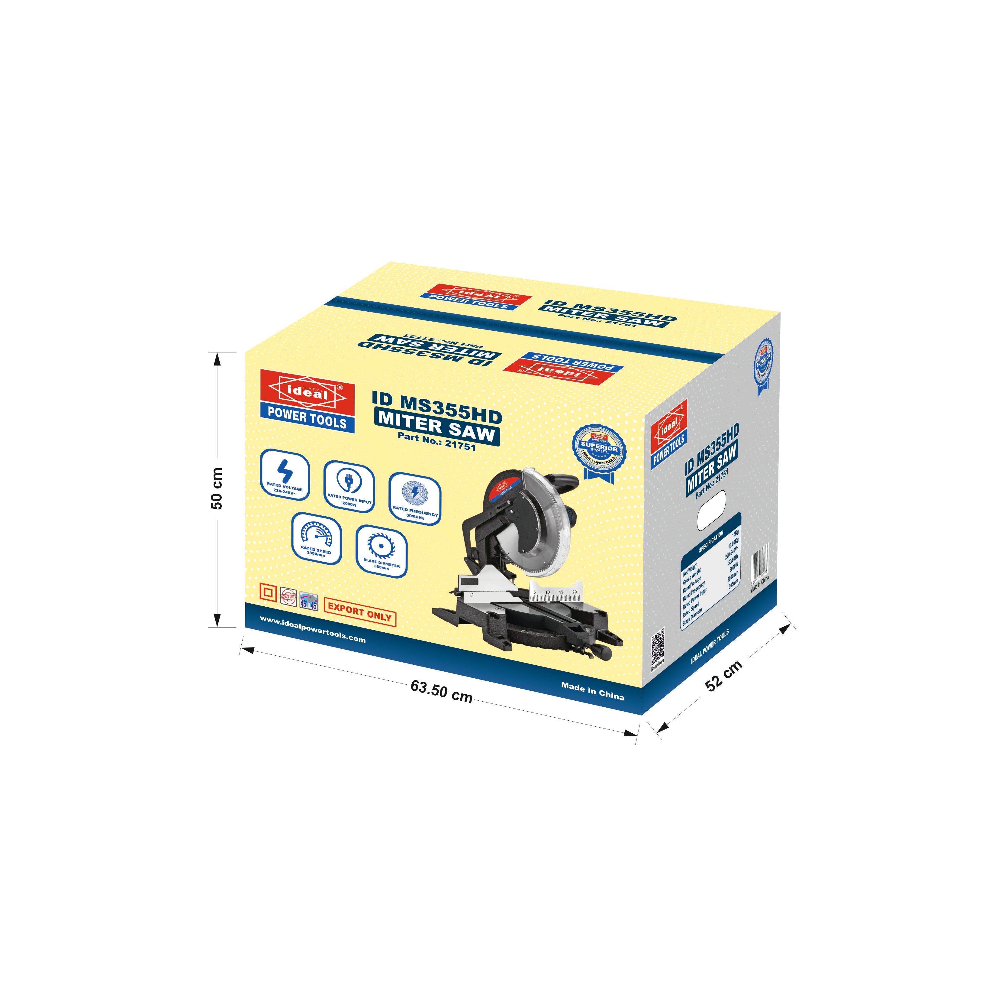 ID MS355HD ELECTRIC MITRE SAW MACHINE