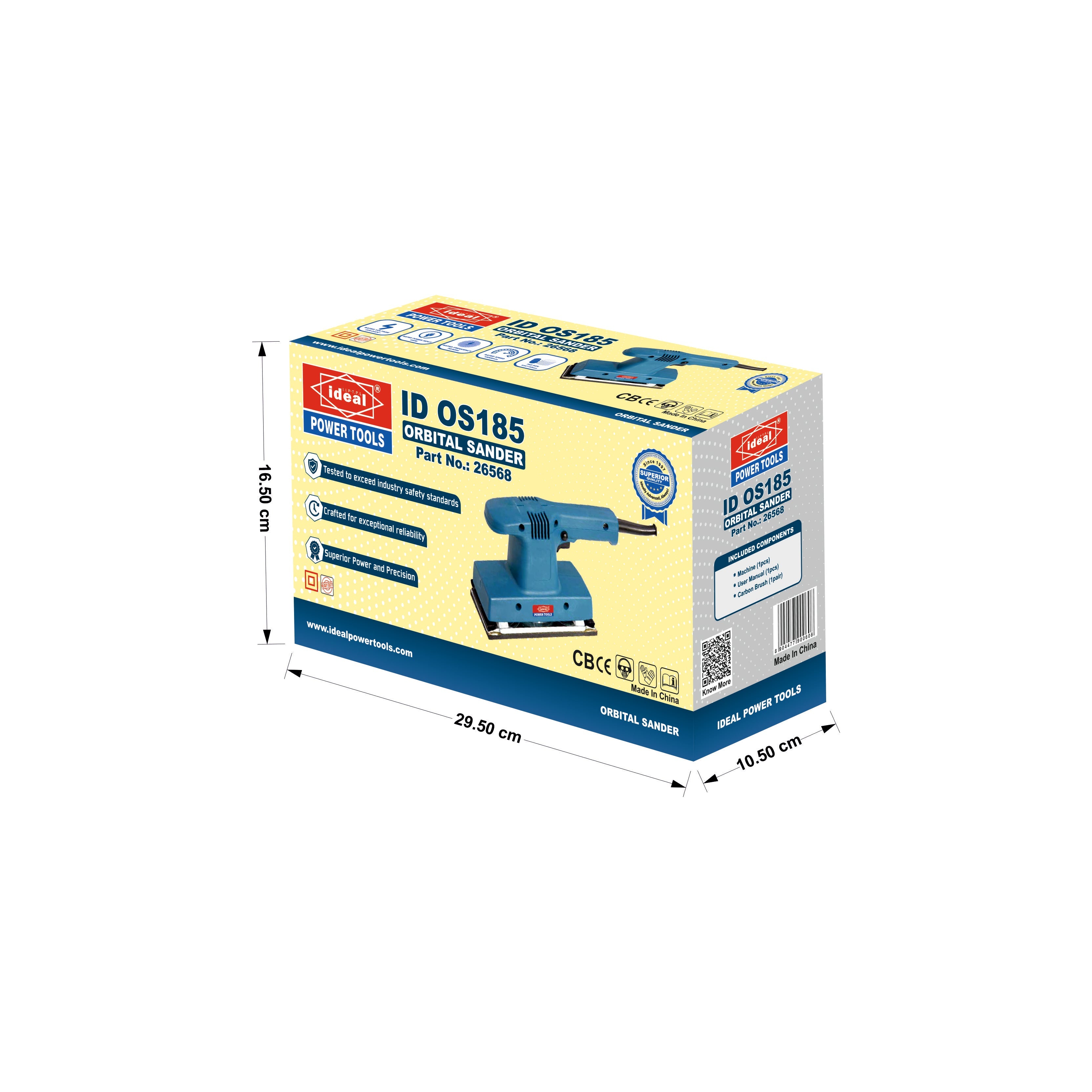 ID OS185 ELECTRIC ORBITAL SANDER MACHINE