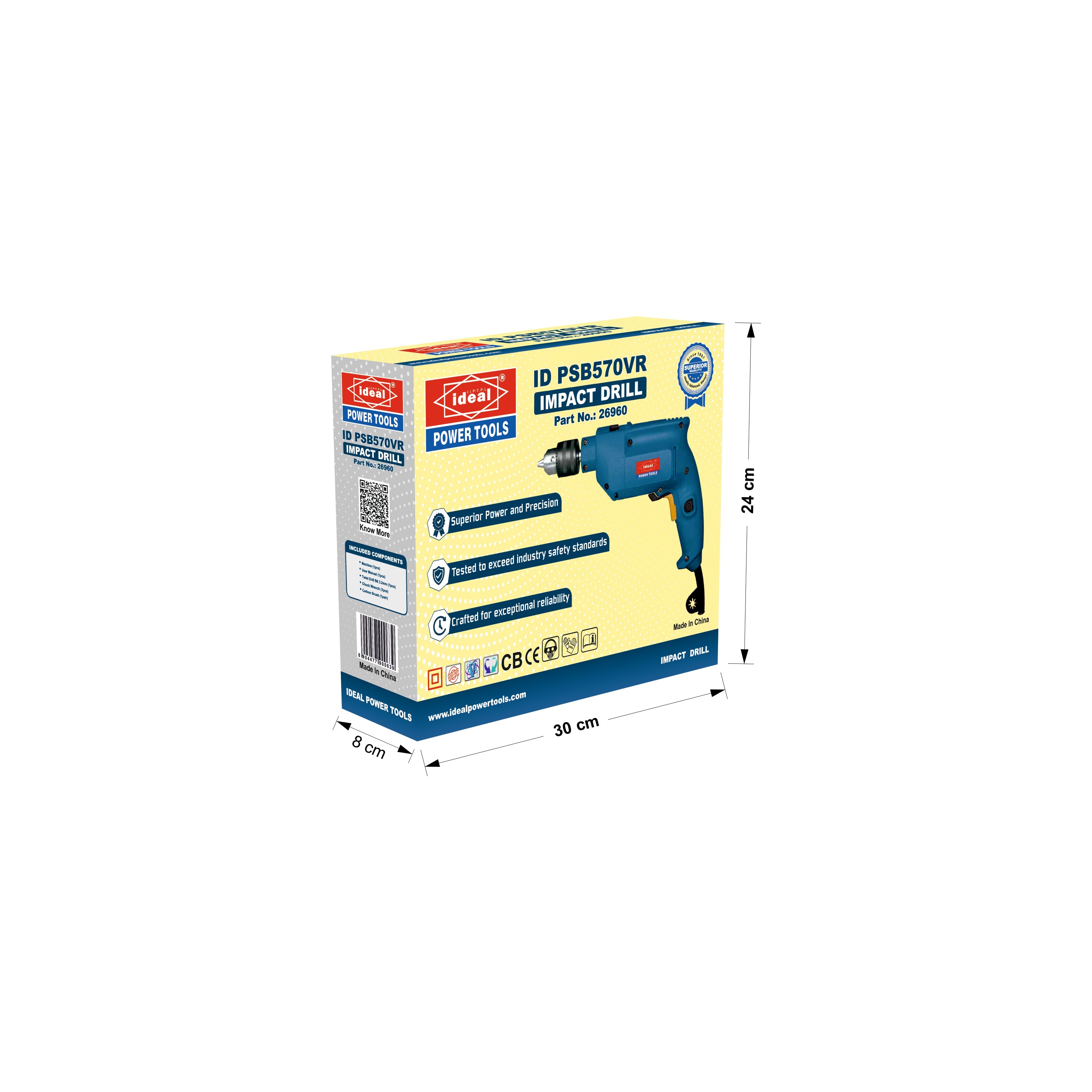 ID PSB570VR ELECTRIC IMPACT DRILL MACHINE