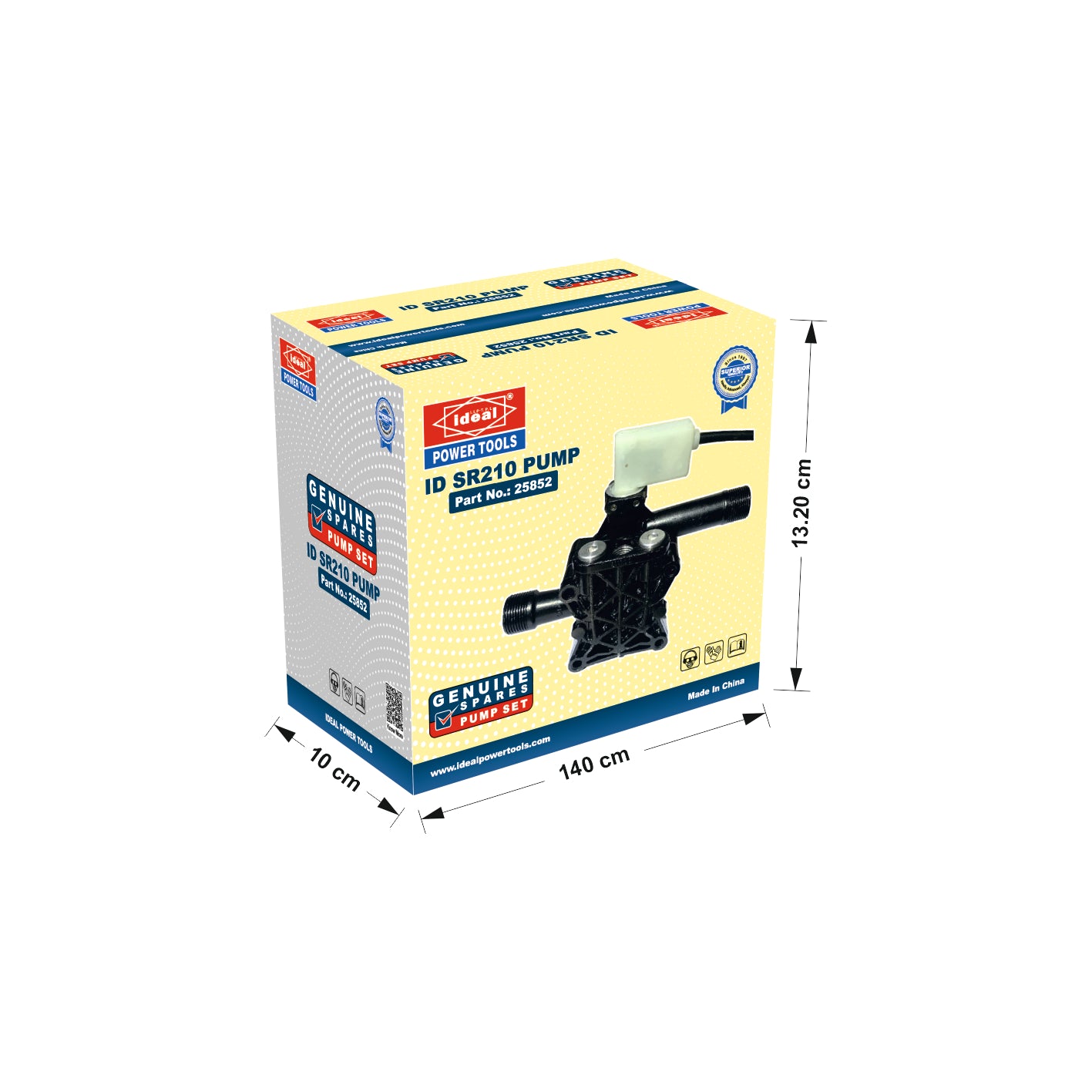 ID SR210 IDEAL PUMP SET PRESSURE WASHER SPARE PART