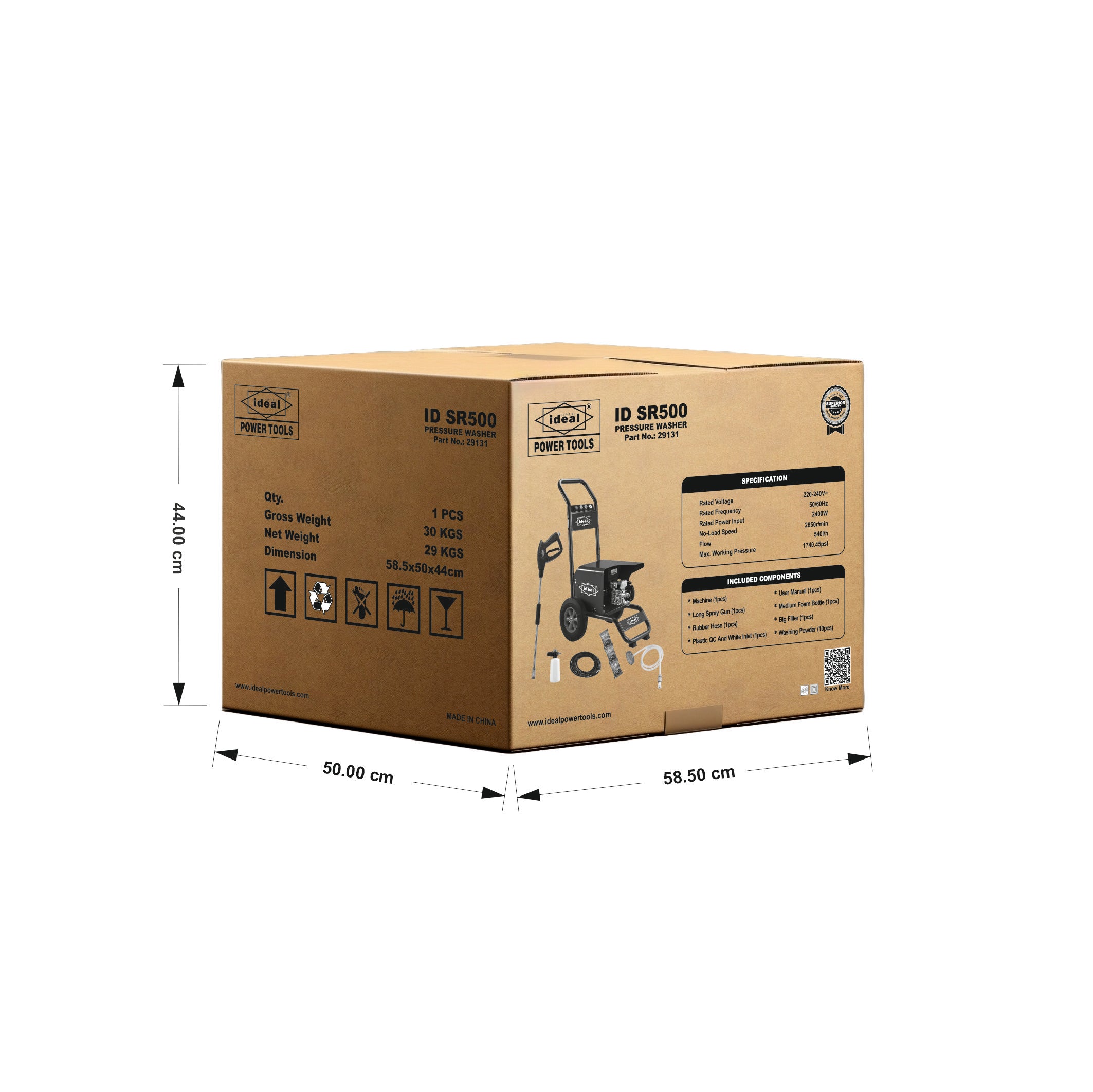 ID SR500 ELECTRIC PRESSURE WASHER MACHINE