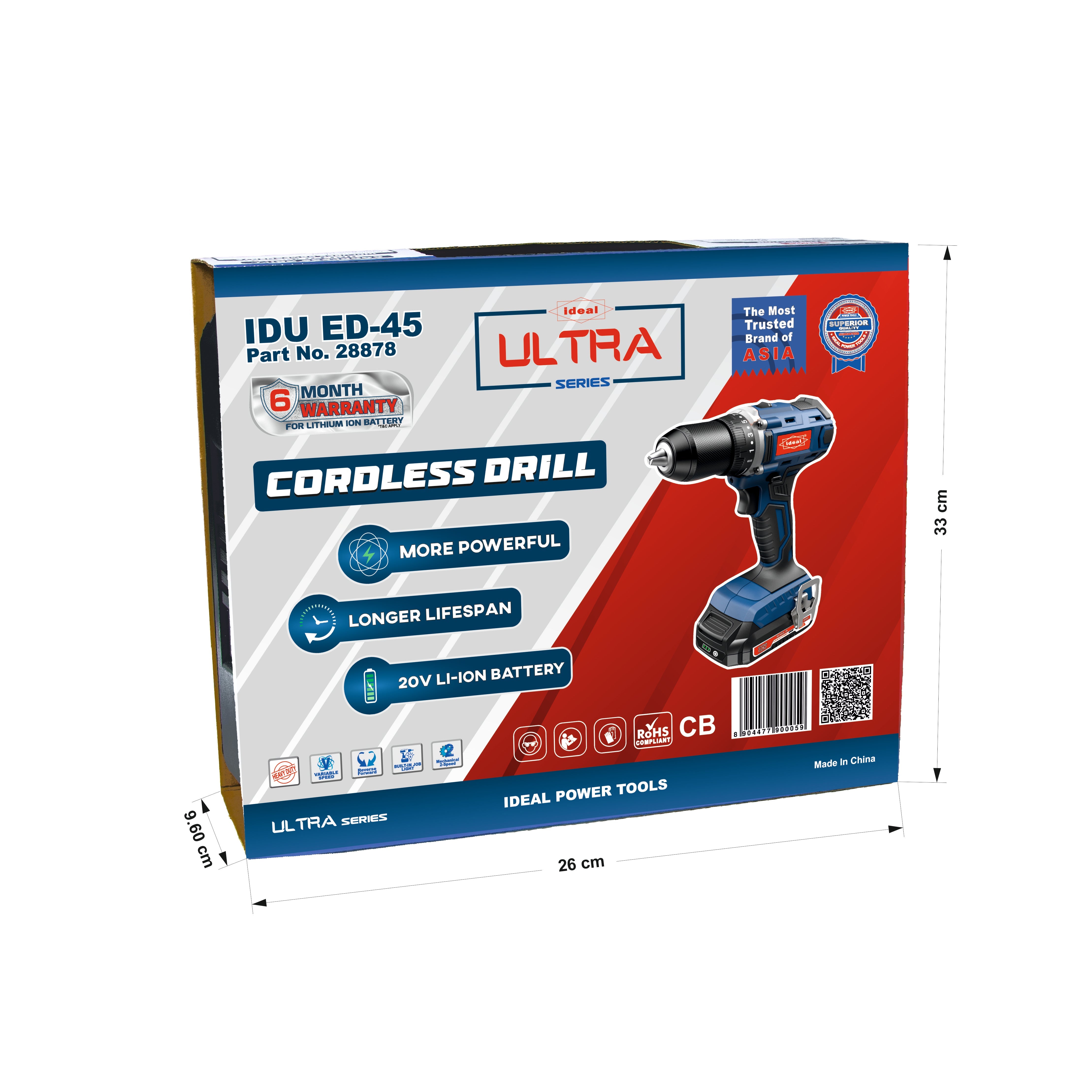 IDU ED-45 CORDLESS DRILL MACHINE KIT