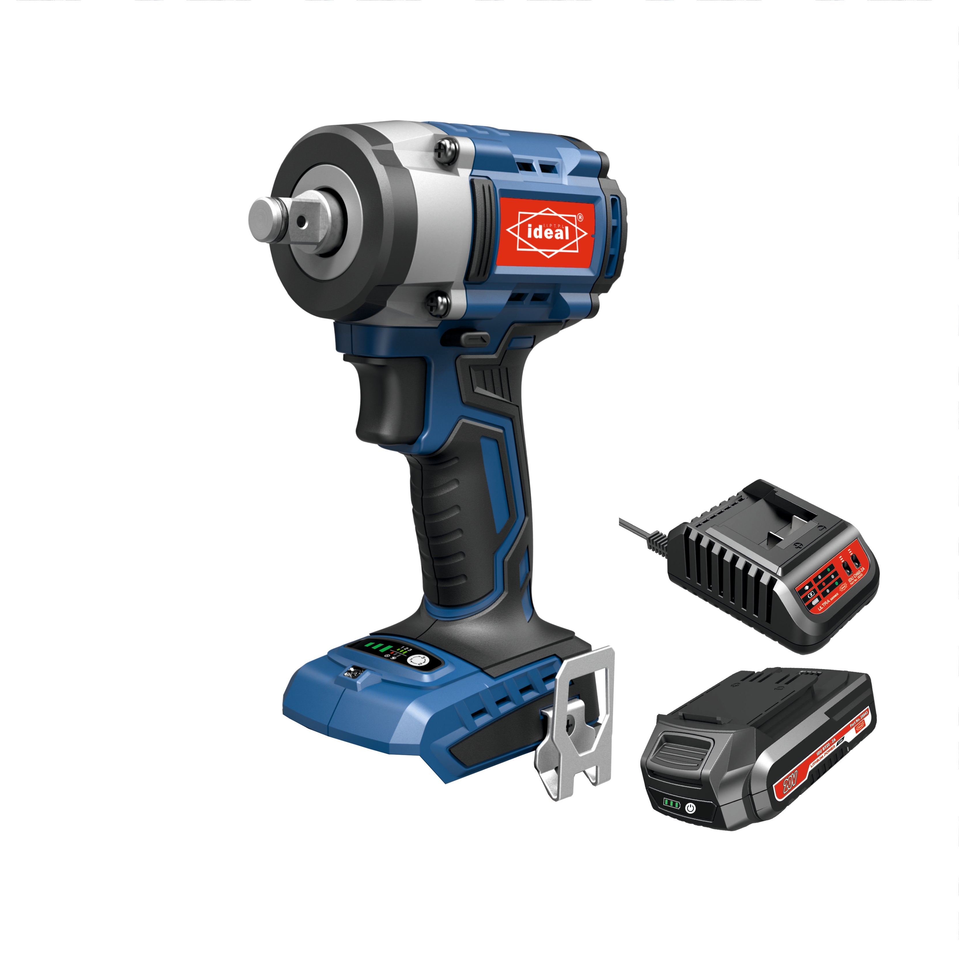 IDU EW-B350 BRUSHLESS COMPACT CORDLESS IMPACT WRENCH MACHINE KIT