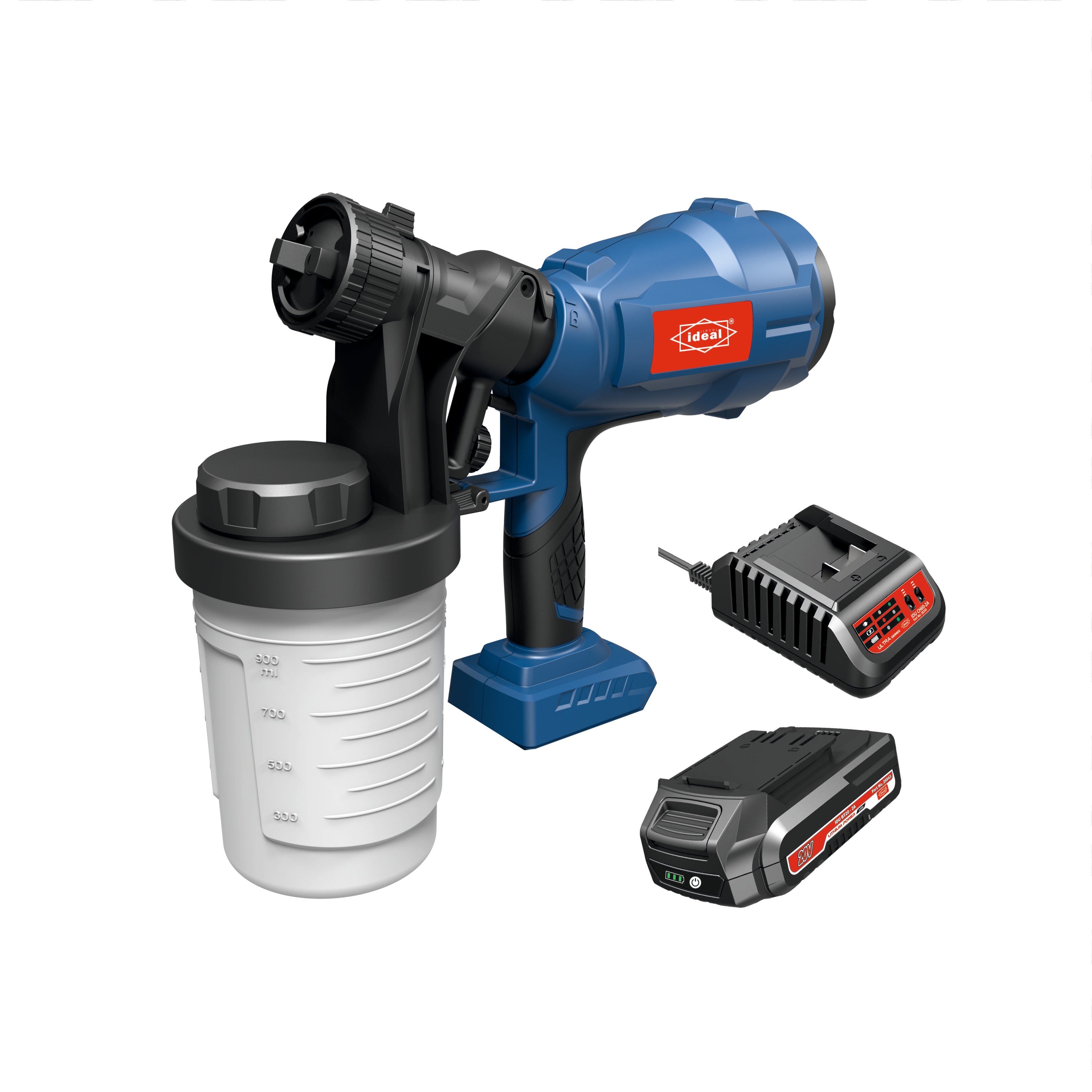 IDU SG-900 CORDLESS SPRAY GUN MACHINE KIT