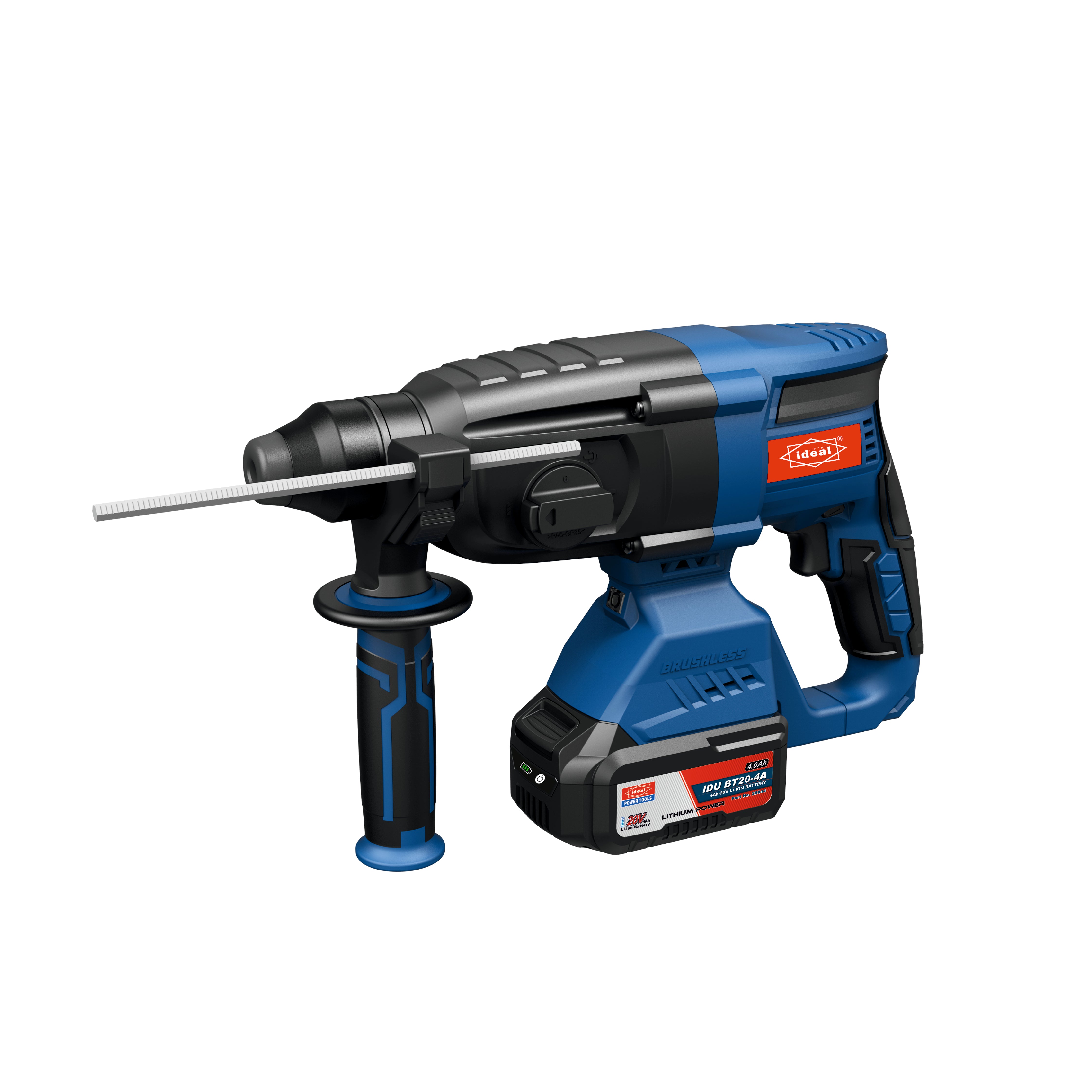IDU HD-B26 BRUSHLESS CORDLESS ROTARY HAMMER DRILL MACHINE KIT