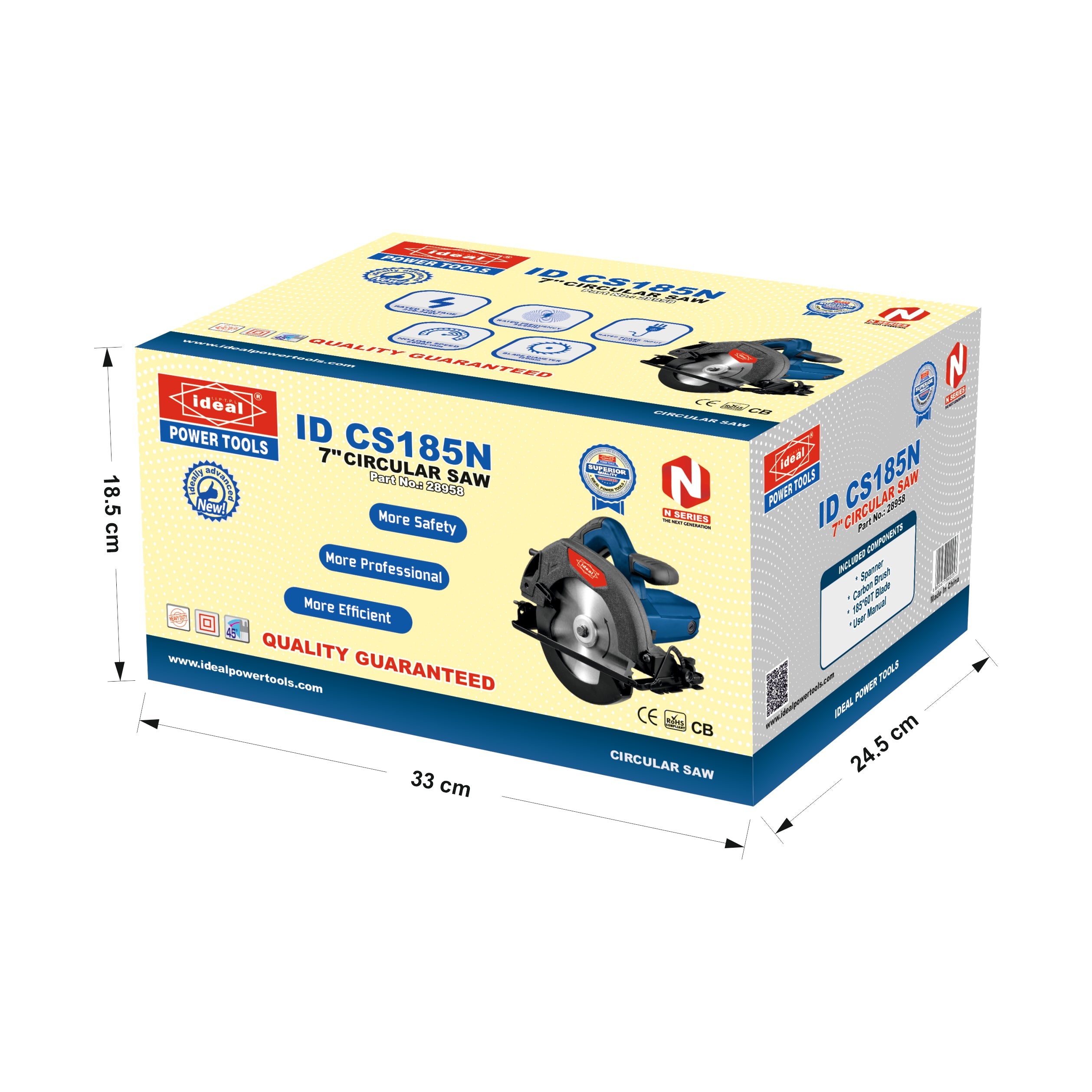 ID CS185N - 7" ELECTRIC CIRCULAR SAW MACHINE
