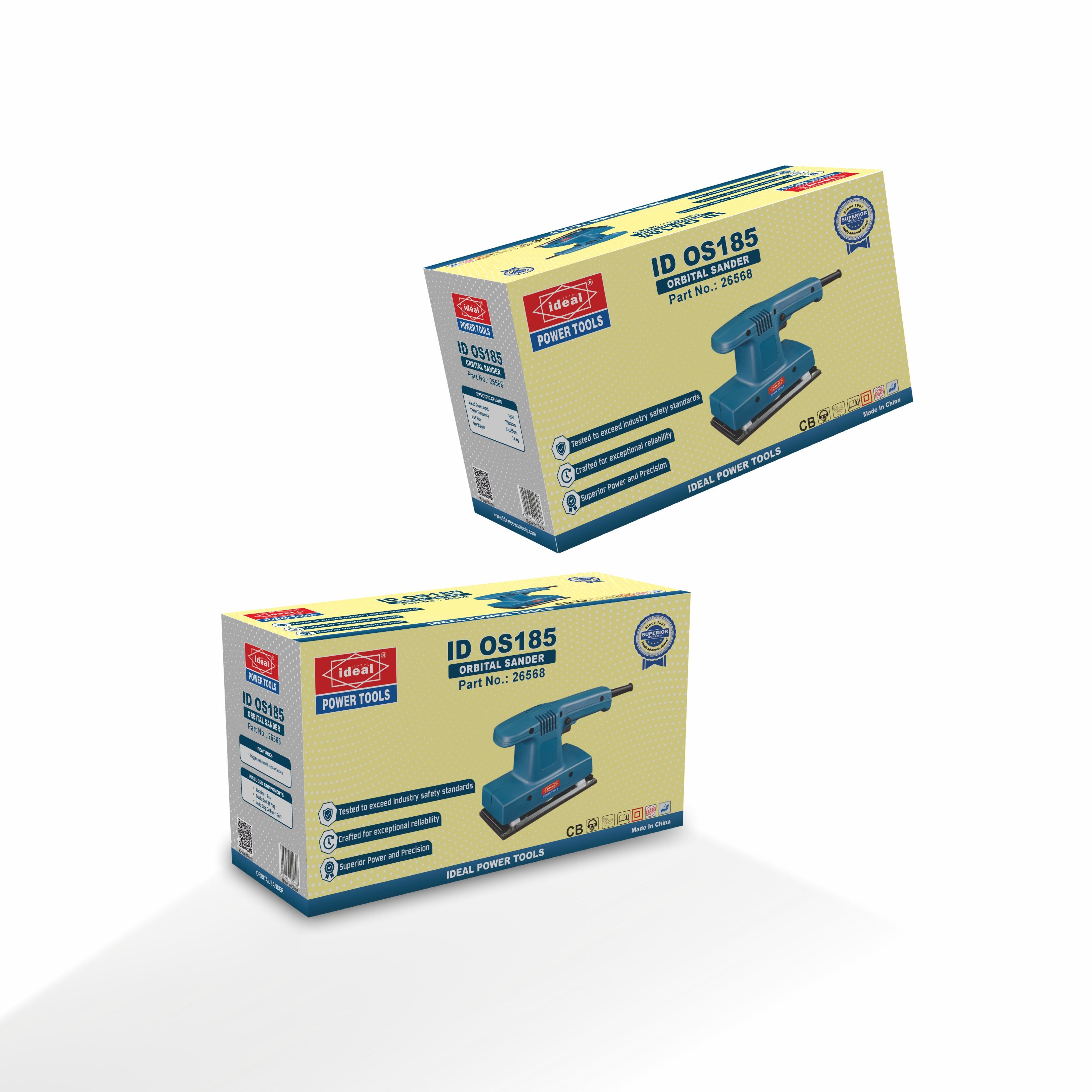 ID OS185 ELECTRIC ORBITAL SANDER MACHINE