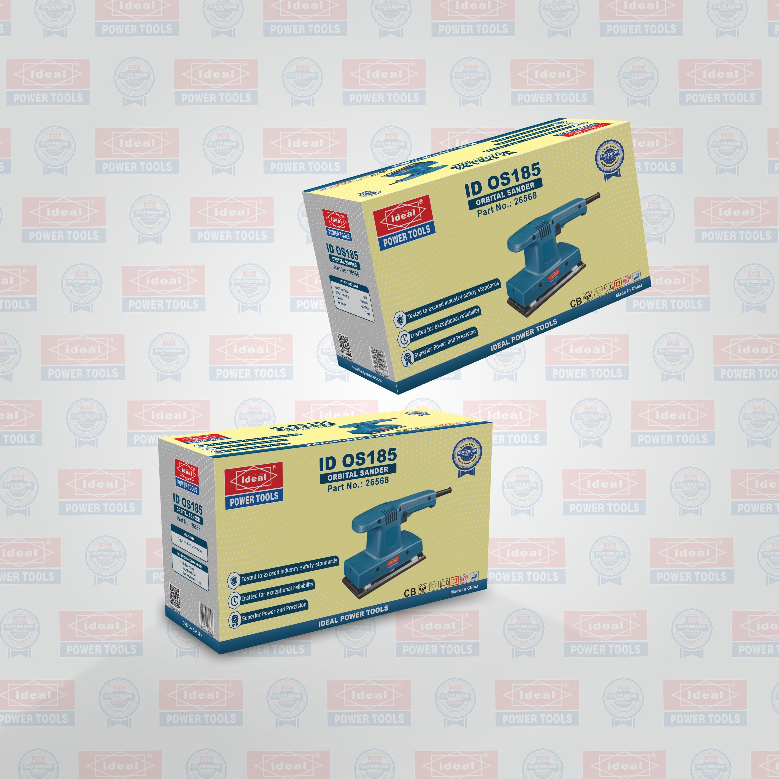 ID OS185 ELECTRIC ORBITAL SANDER MACHINE