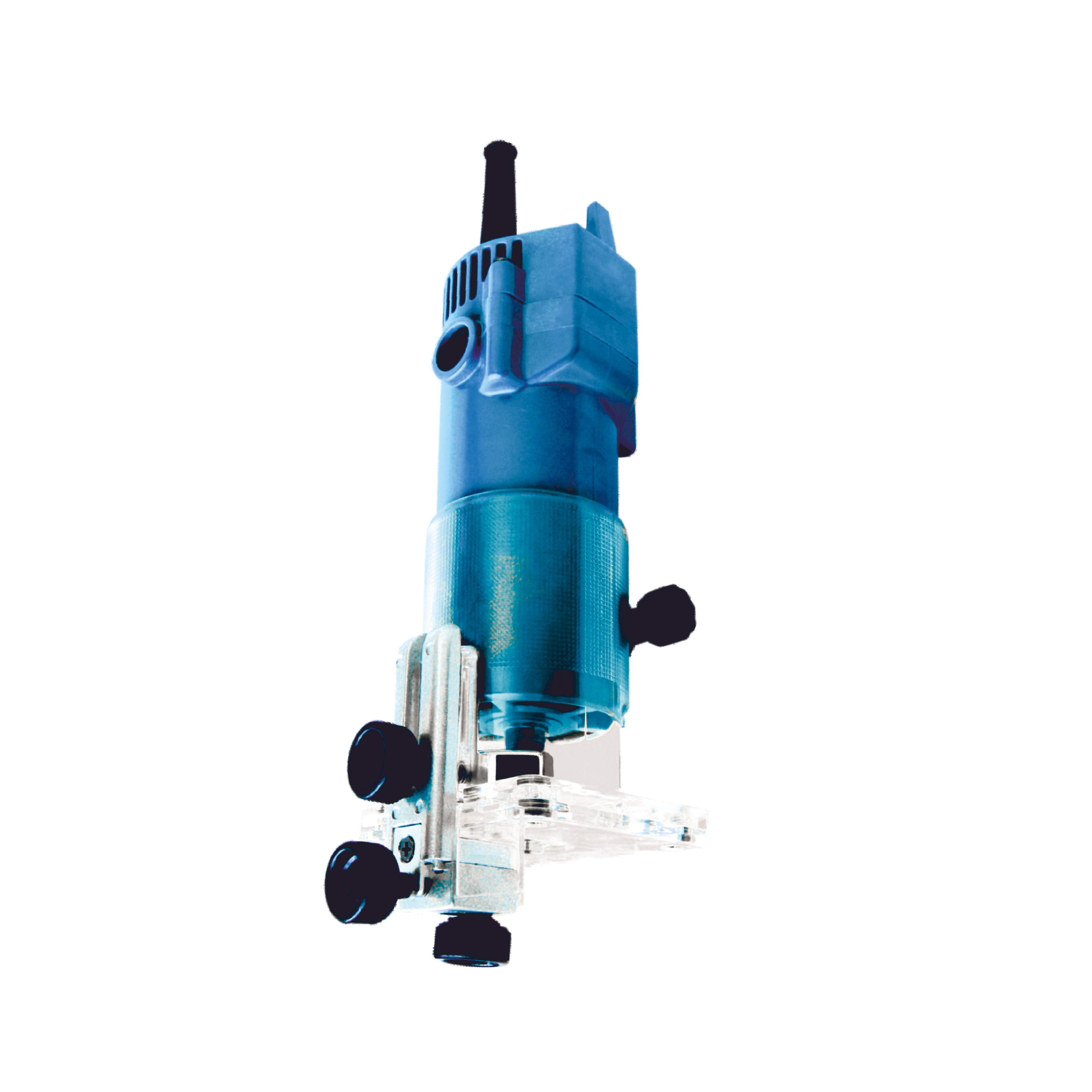 Blue Trimmer Machine on a white background