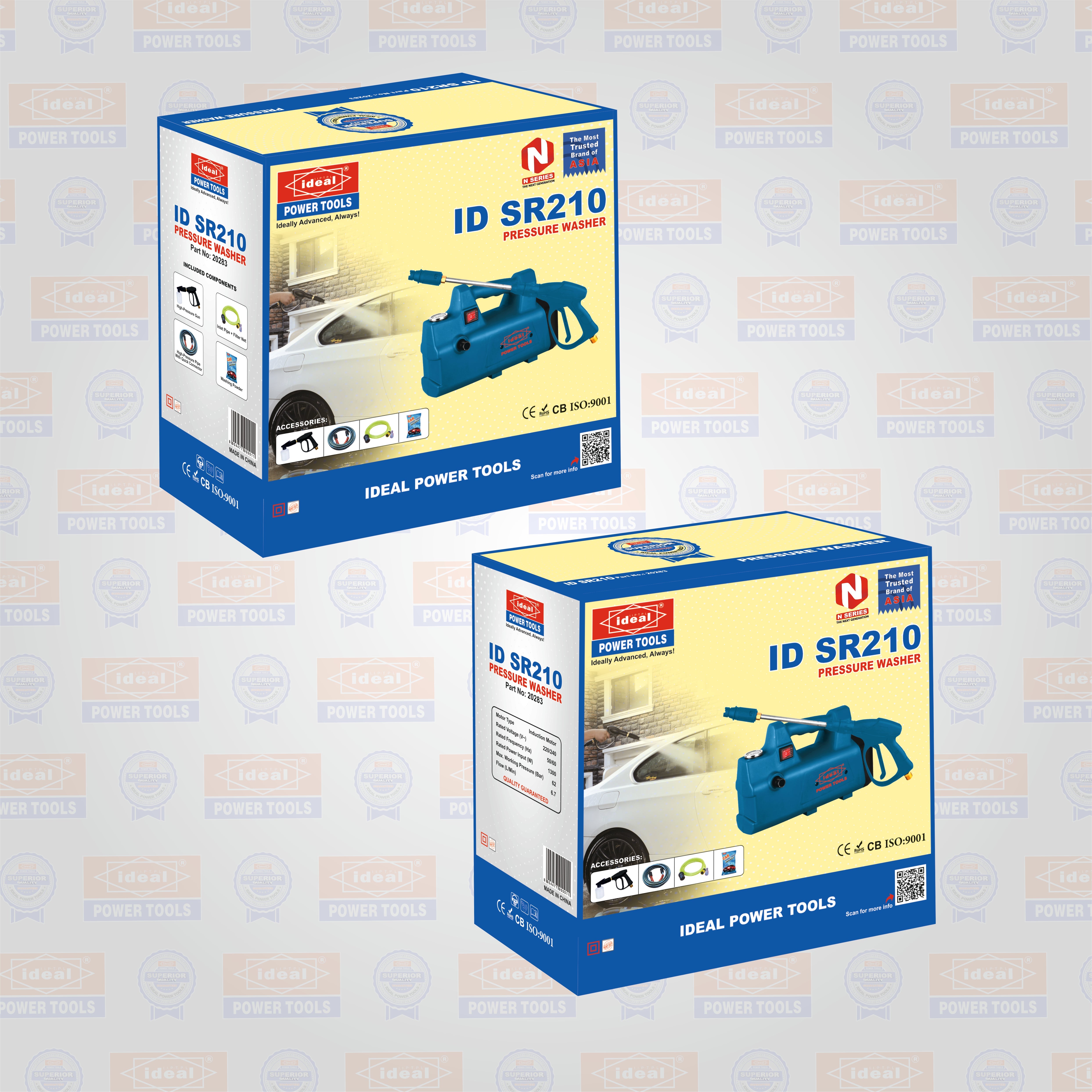 ID SR210 - ELECTRIC PRESSURE WASHER MACHINE