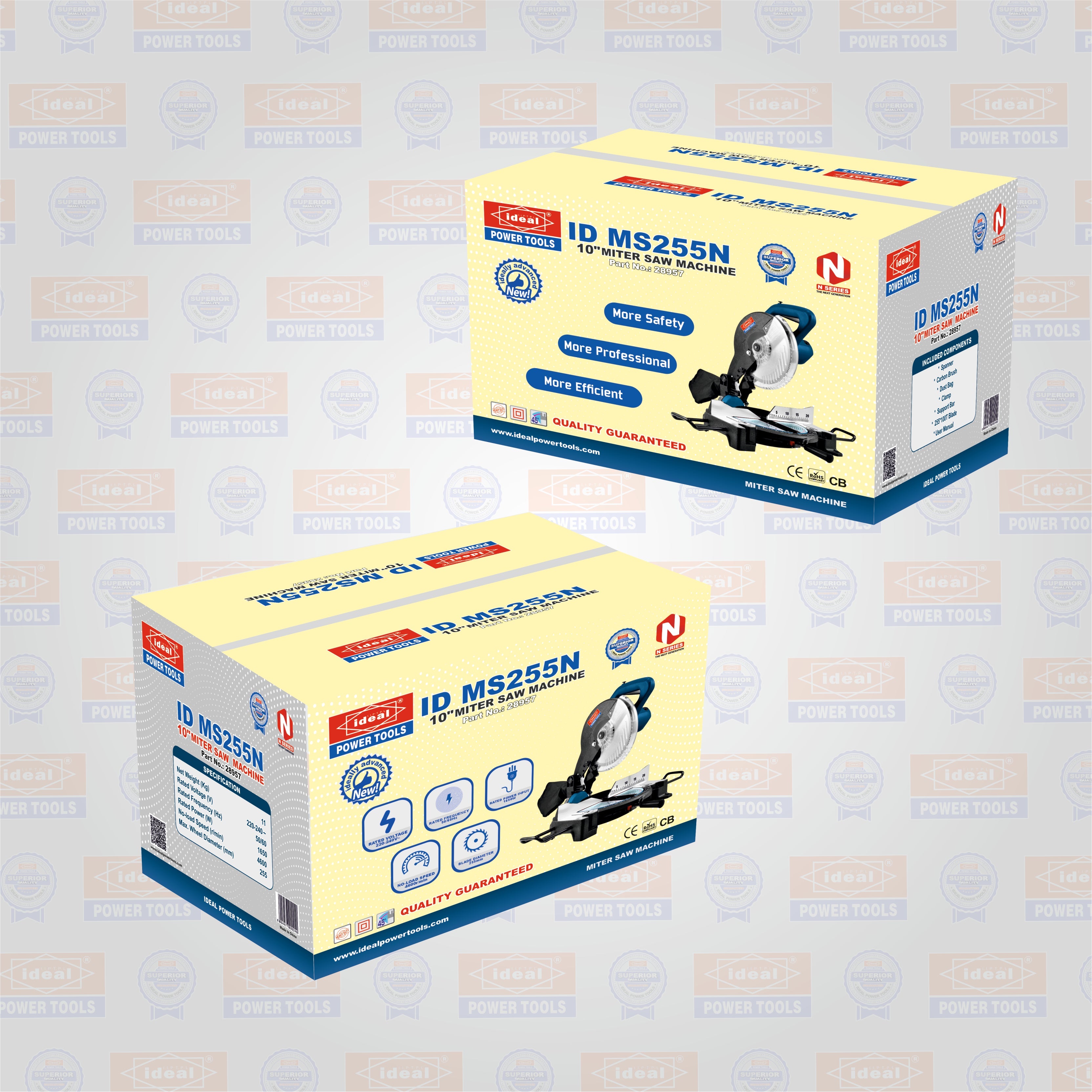 ID MS255N - 10" ELECTRIC MITRE SAW MACHINE