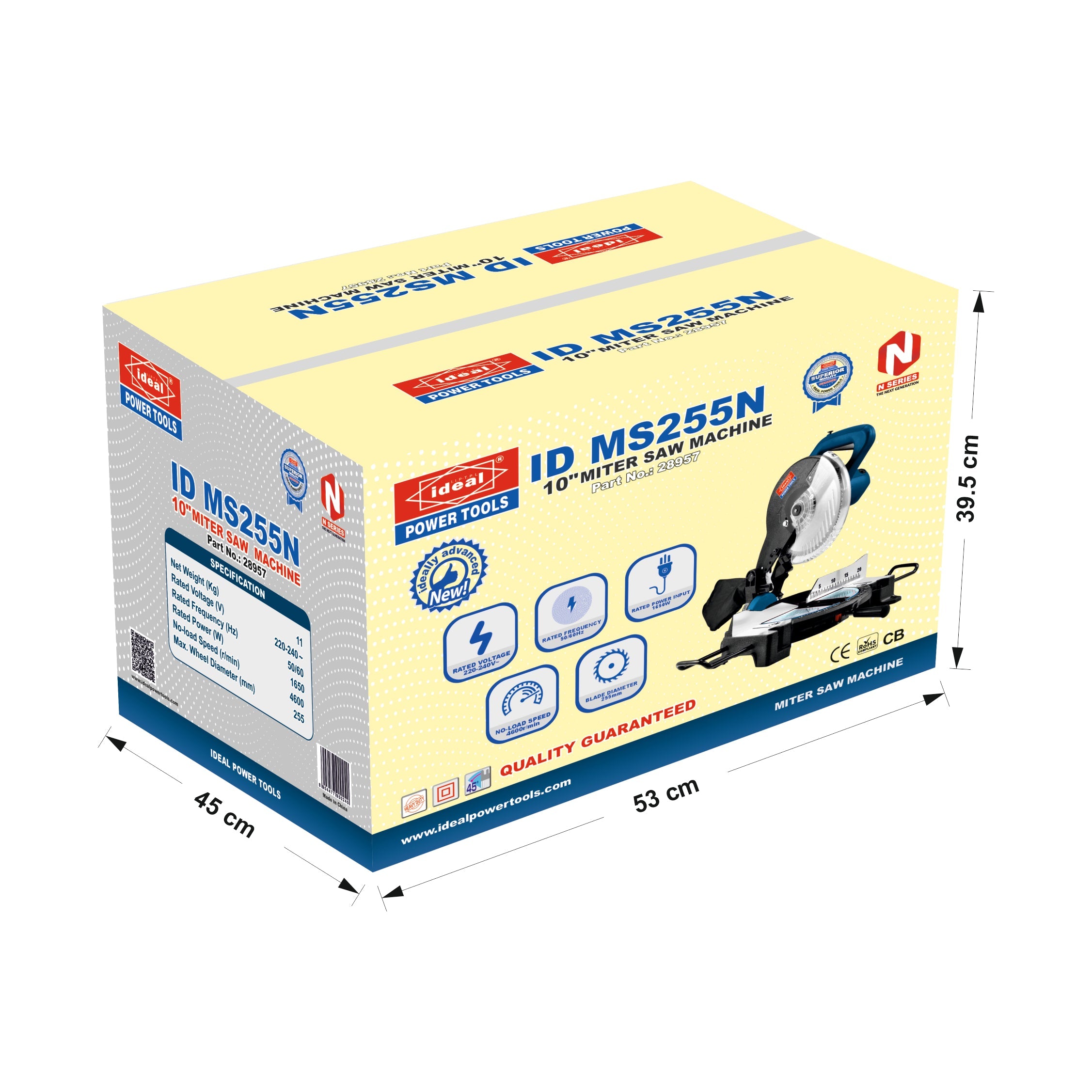 ID MS255N - 10" ELECTRIC MITRE SAW MACHINE