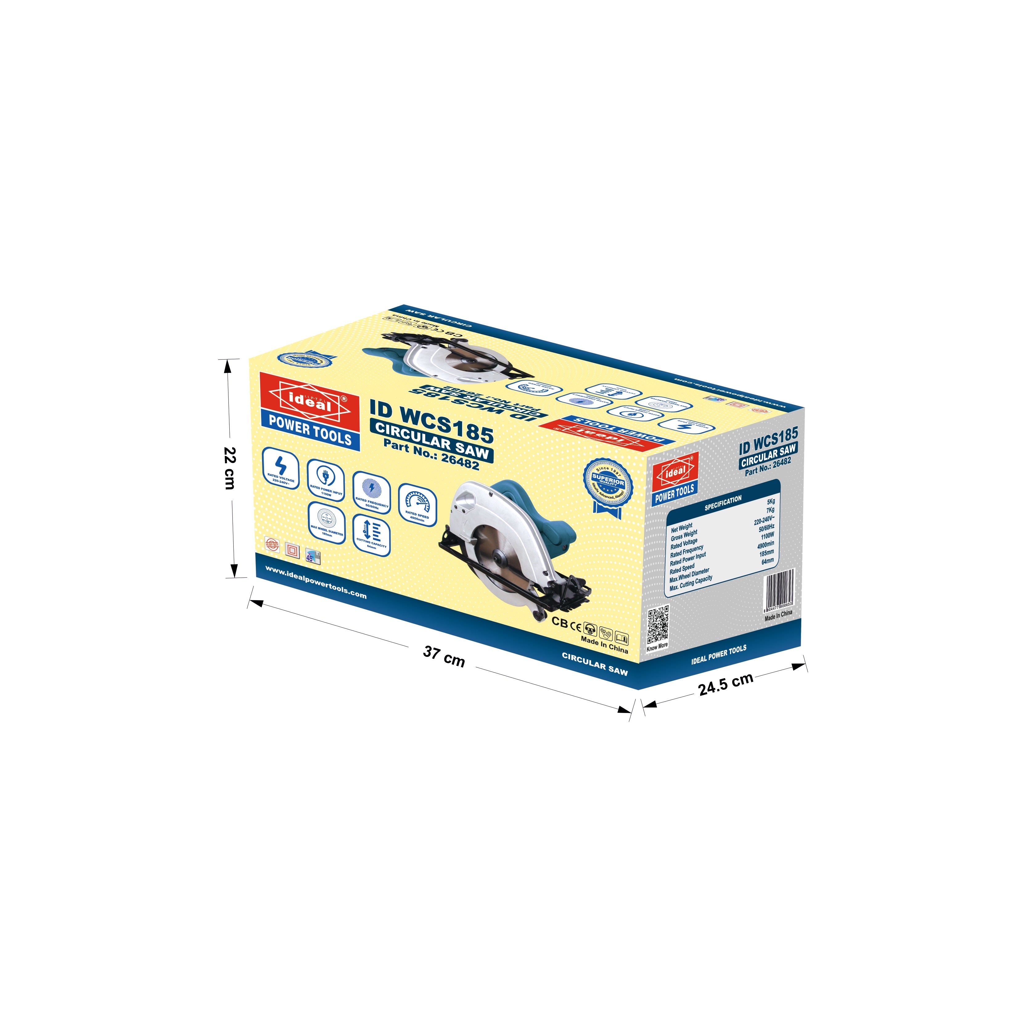ID WCS185 ELECTRIC CIRCULAR SAW MACHINE