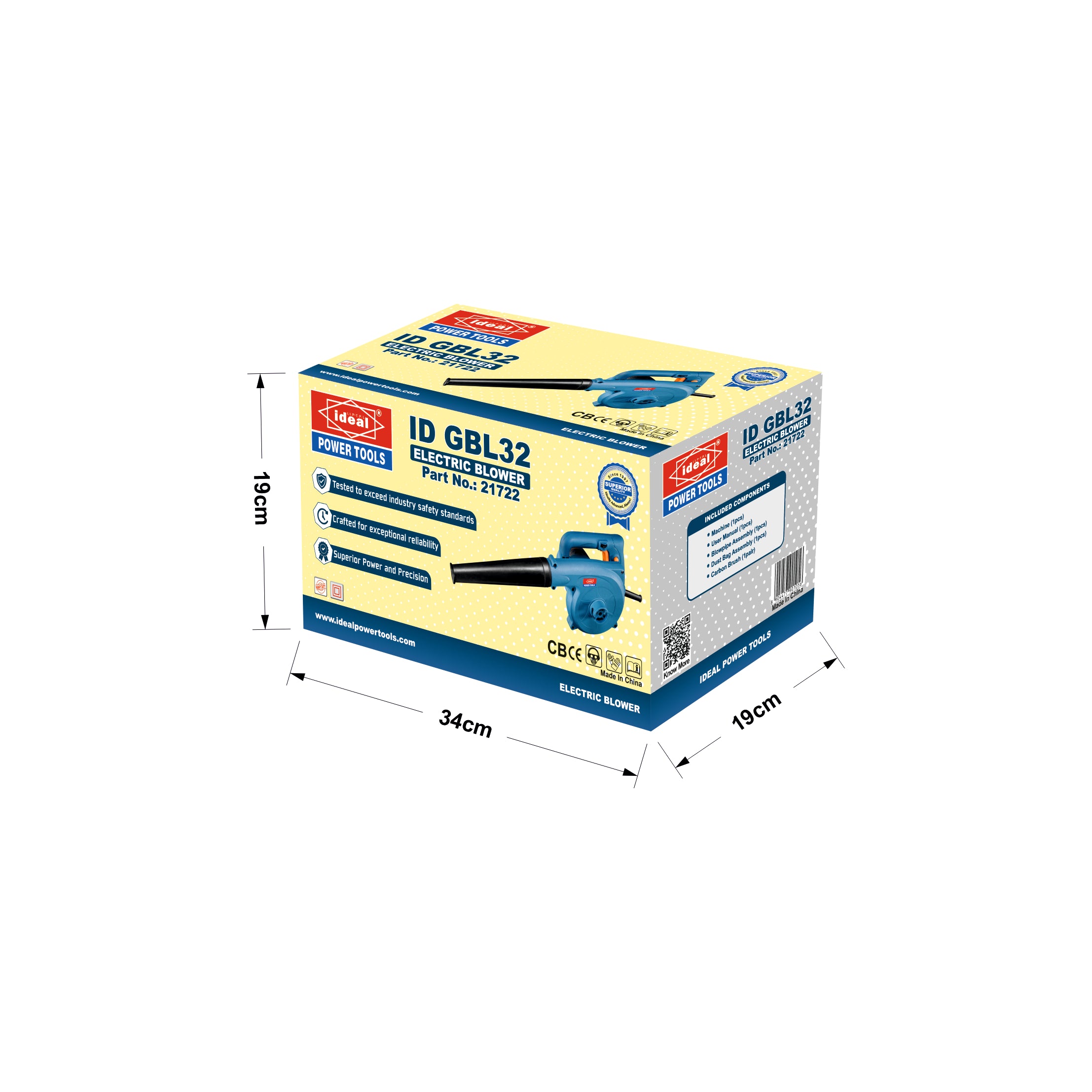 ID GBL32 ELECTRIC AIR BLOWER MACHINE
