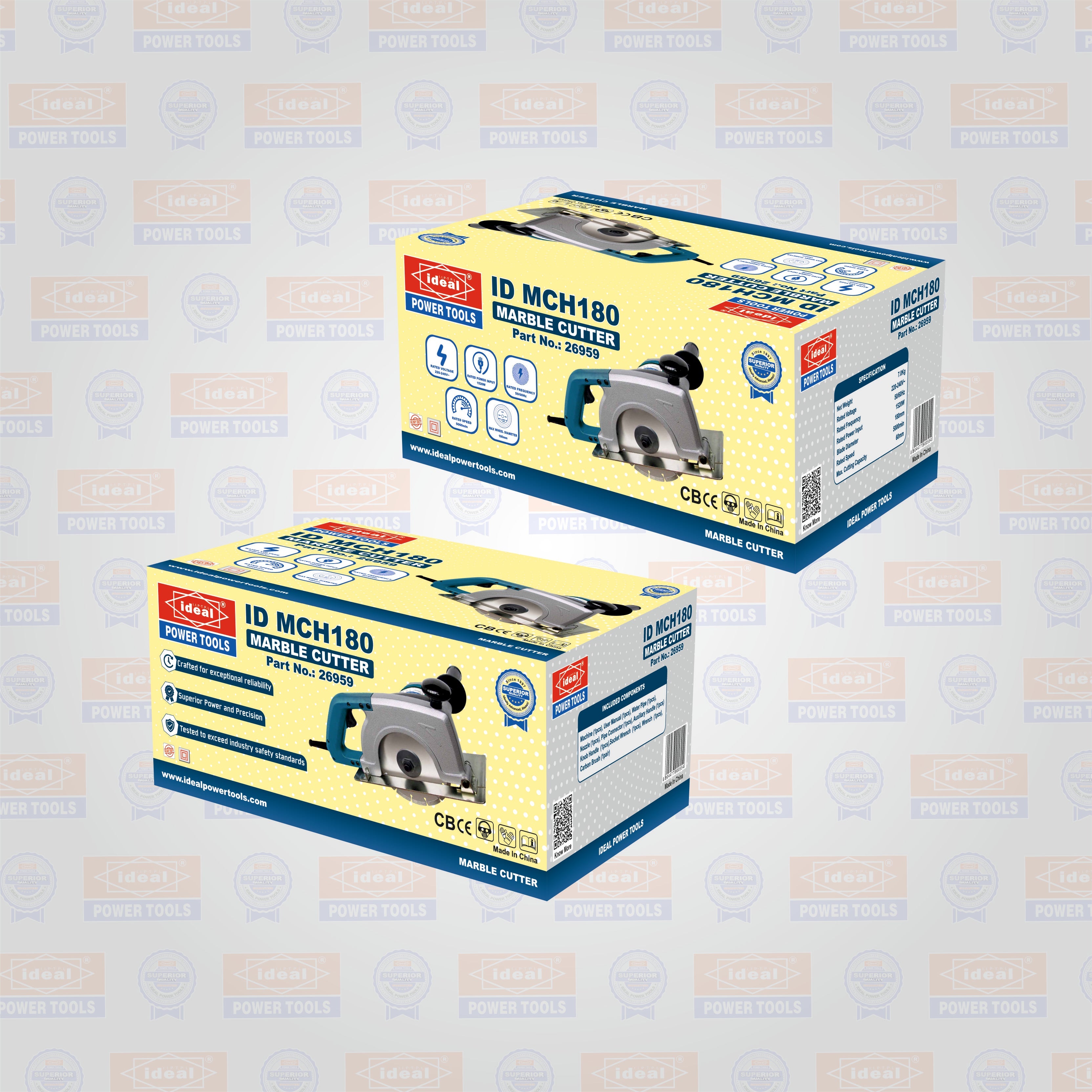 ID MCH180 ELECTRIC MARBLE CUTTER MACHINE