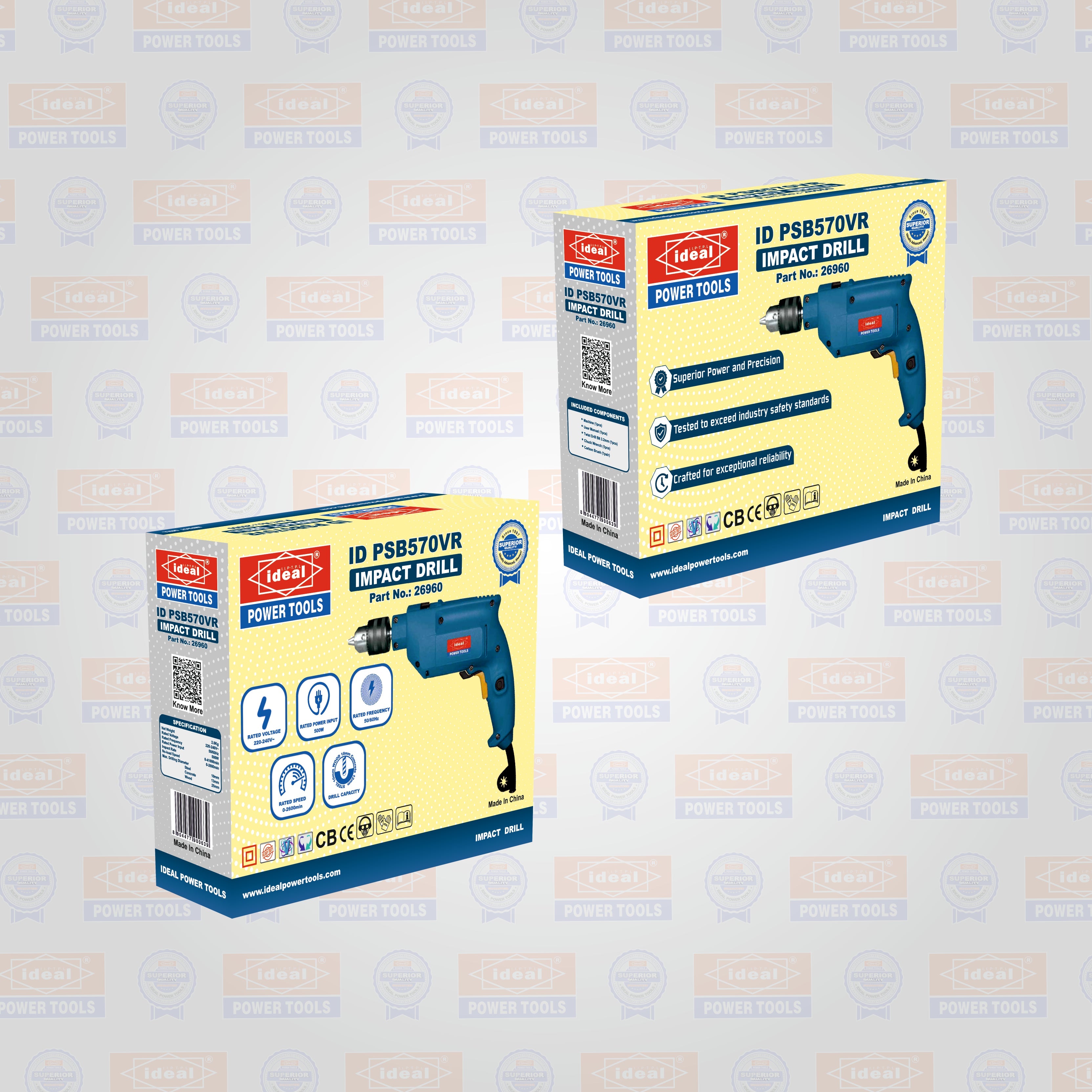 ID PSB570VR ELECTRIC IMPACT DRILL MACHINE