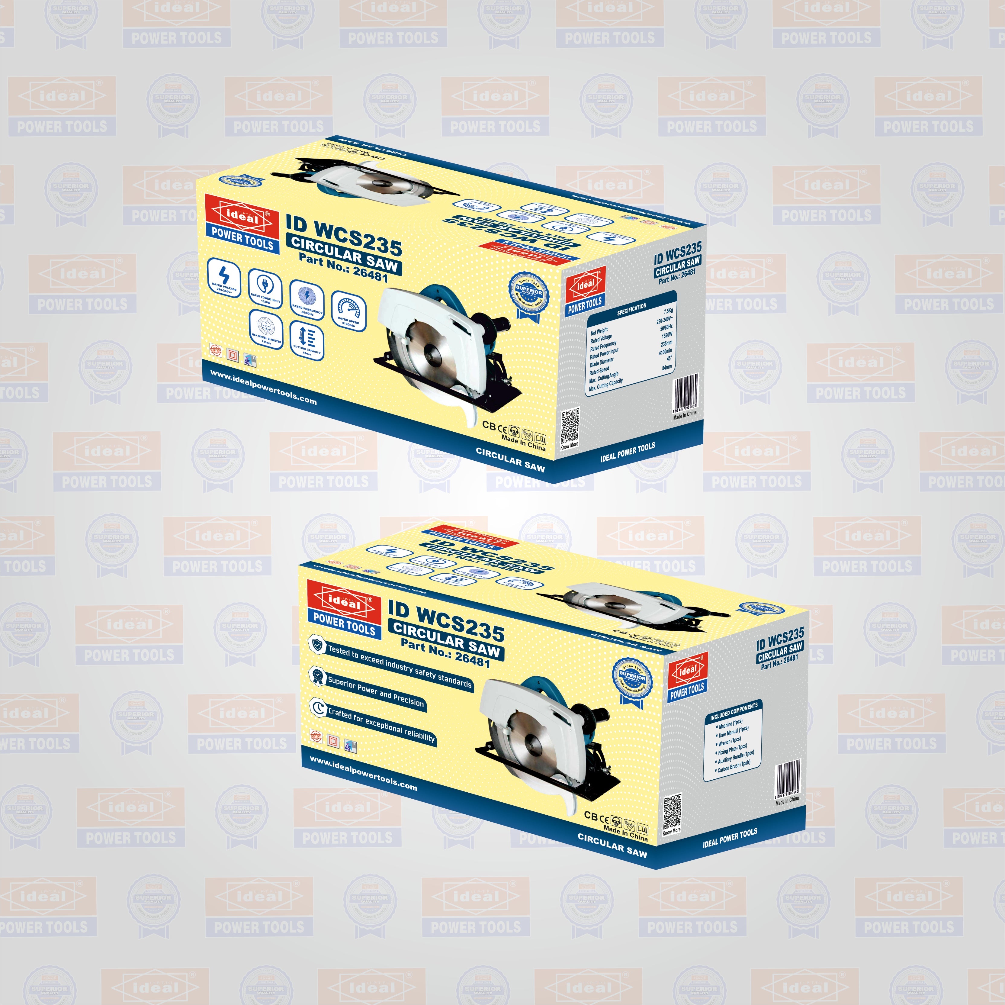 ID WCS235 ELECTRIC CIRCULAR SAW MACHINE