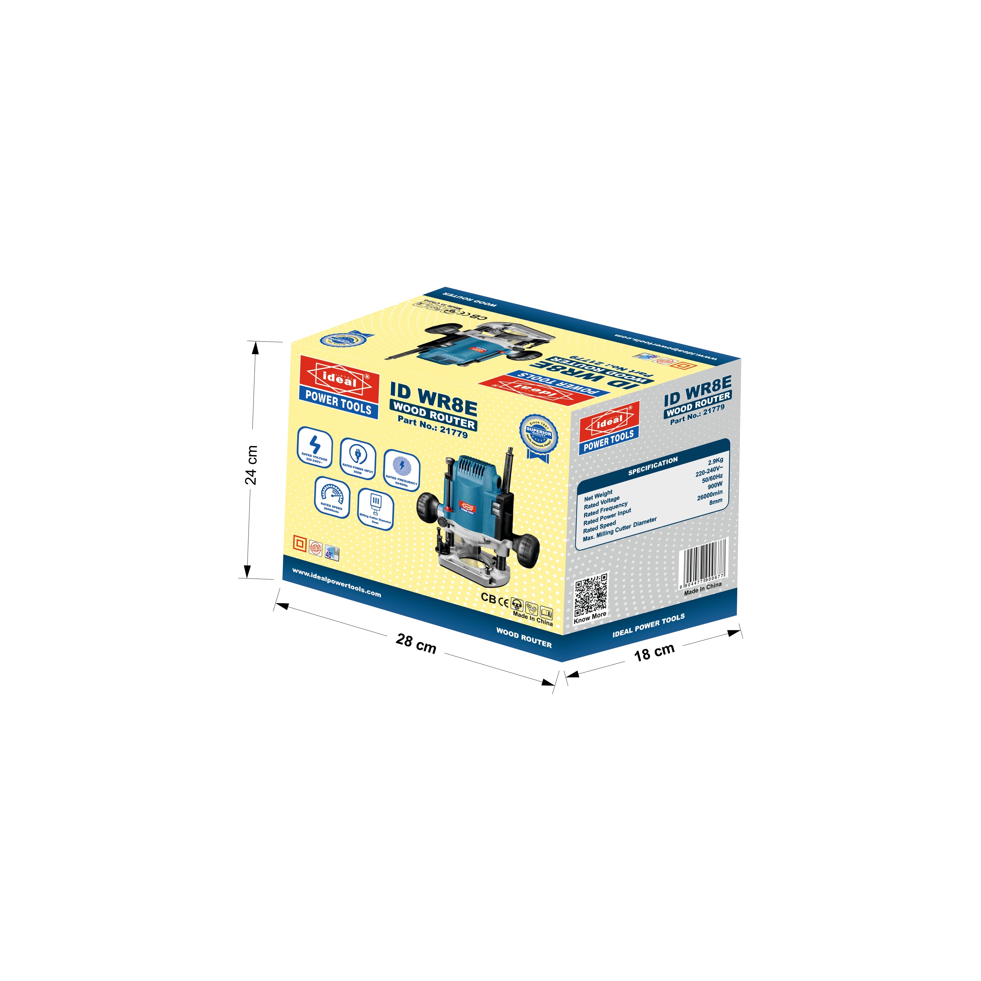 ID WR8S ELECTRIC ROUTER MACHINE