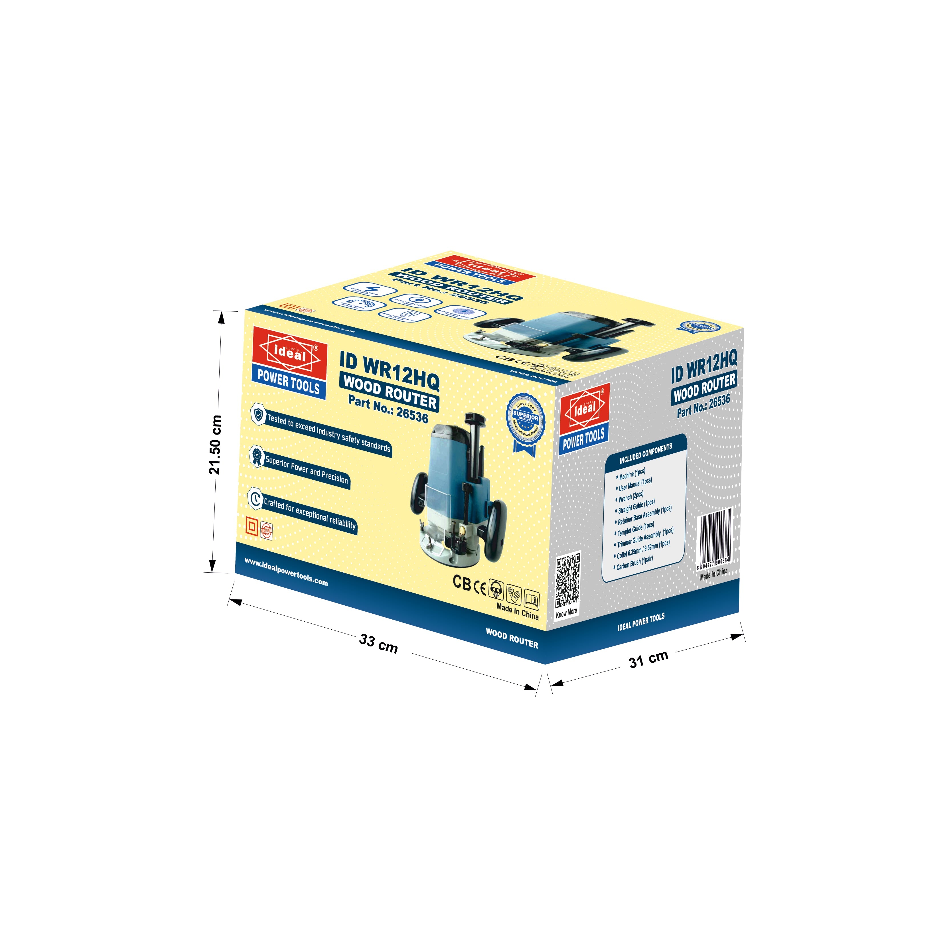 ID WR12HQ ELECTRIC ROUTER MACHINE