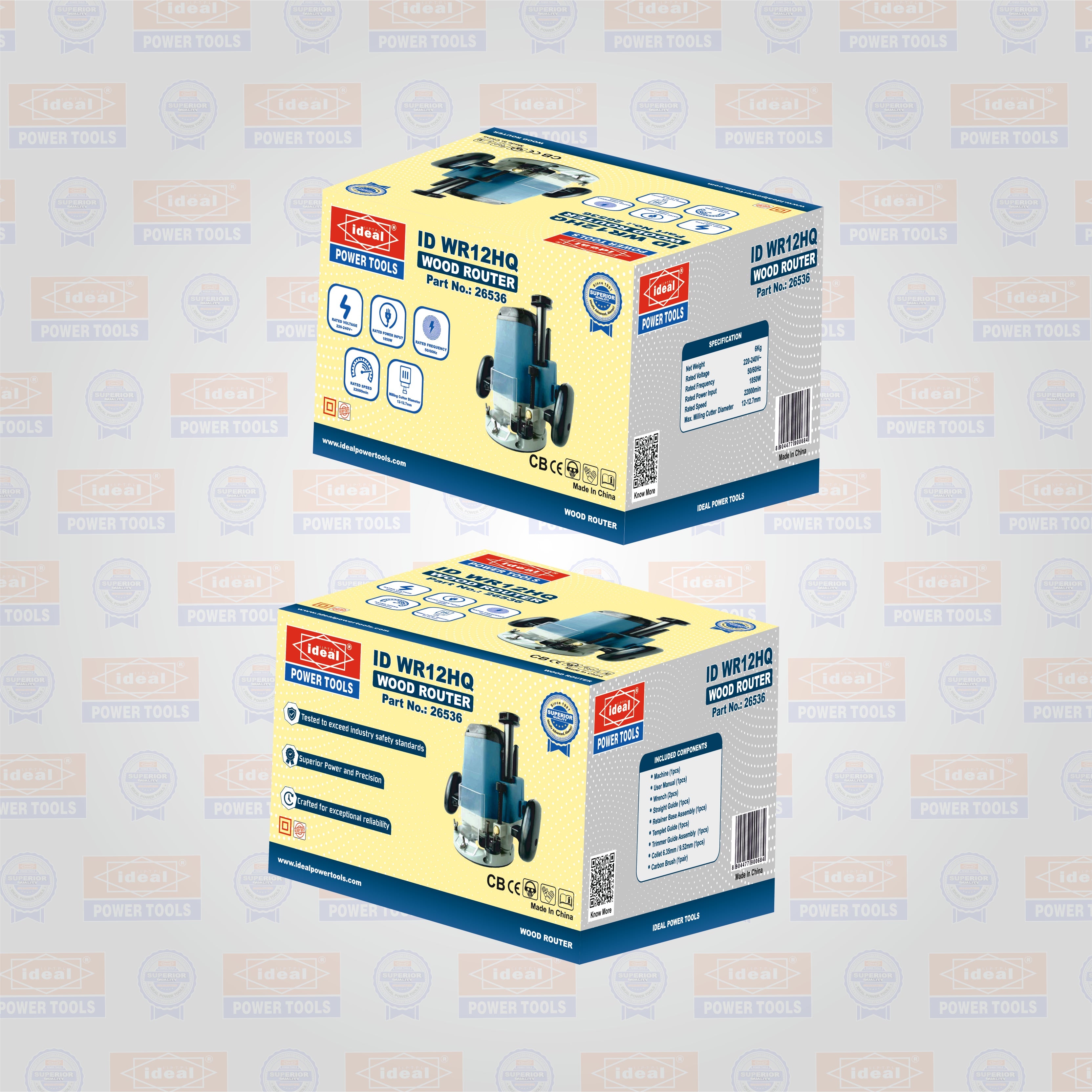 ID WR12HQ ELECTRIC ROUTER MACHINE