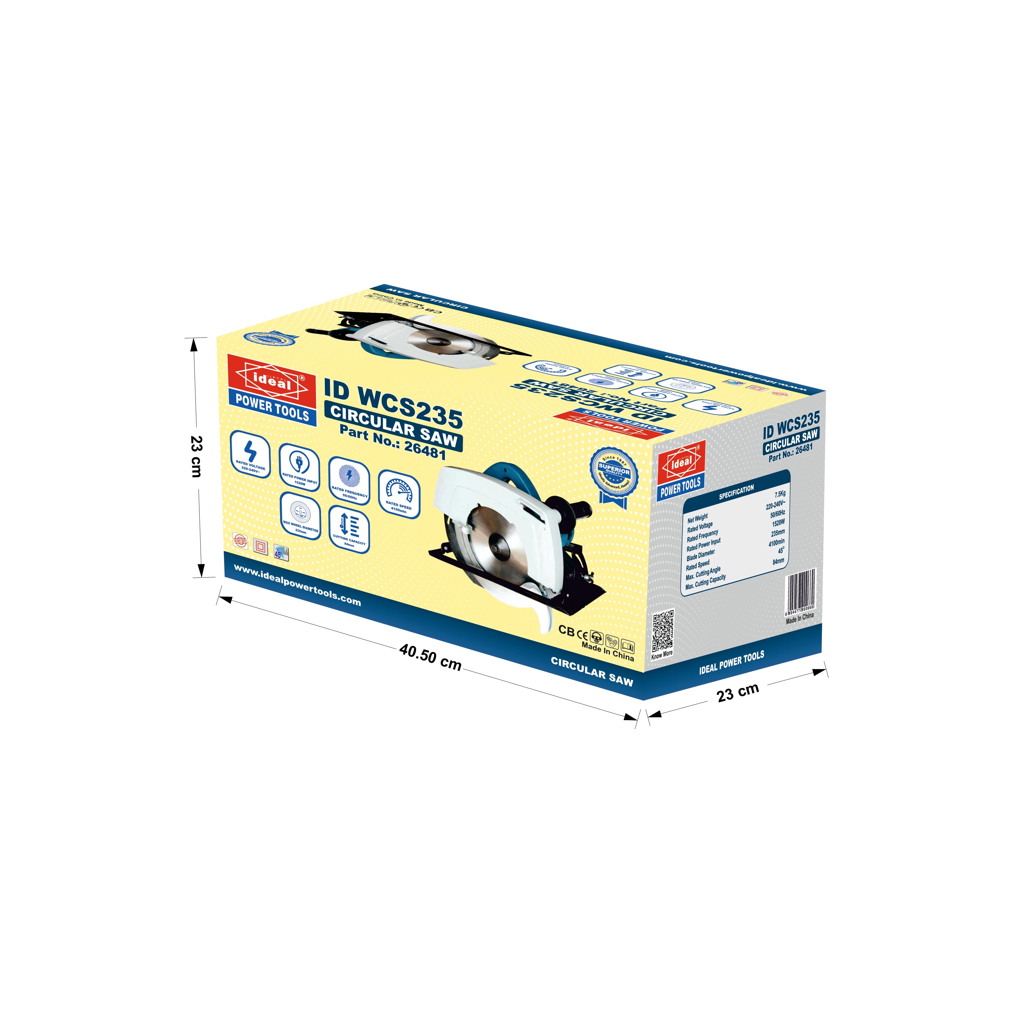 ID WCS235 ELECTRIC CIRCULAR SAW MACHINE