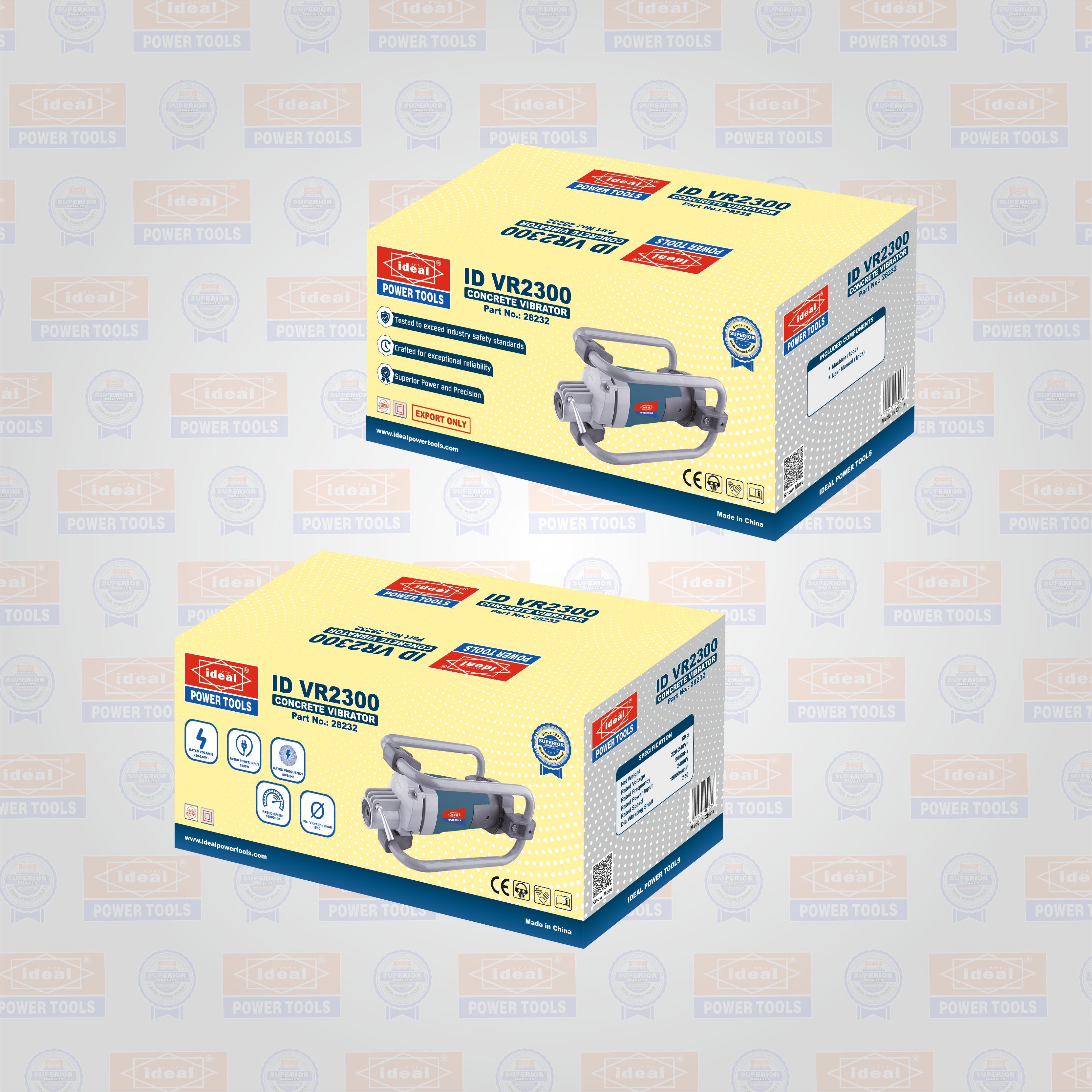 ID VR2300 ELECTRIC CONCRETE VIBRATOR MACHINE