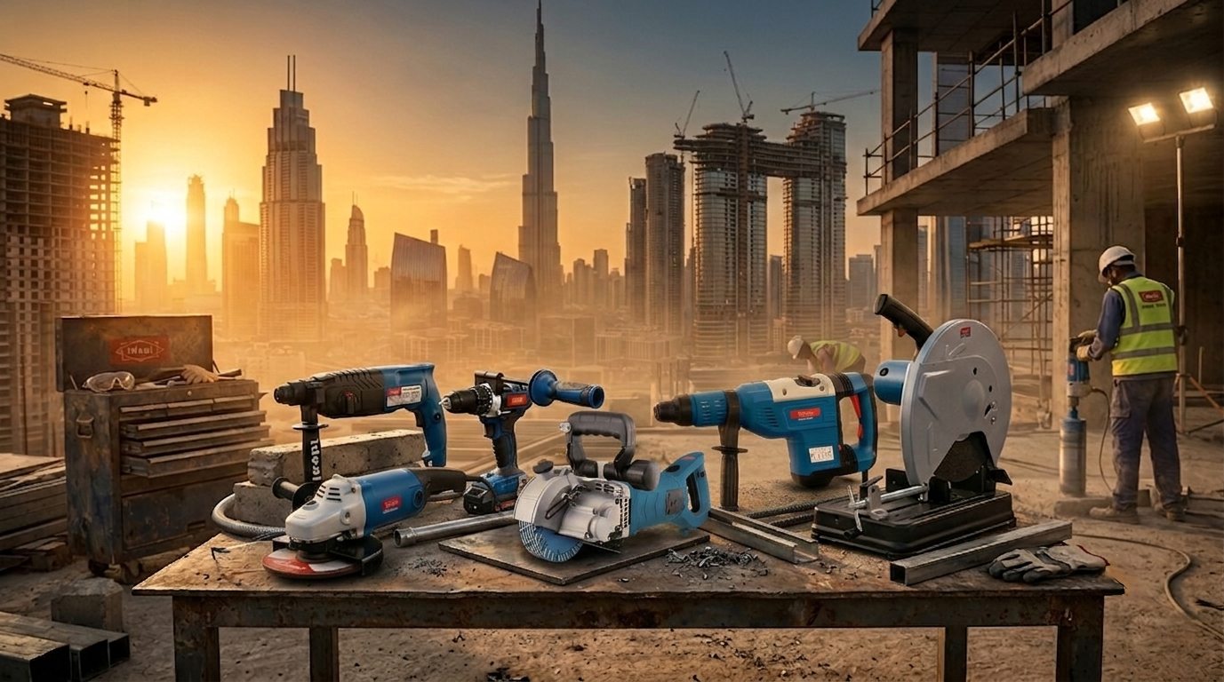 Best Power Tools for MEP Contractors in Dubai (Electrical, Plumbing & HVAC Work)