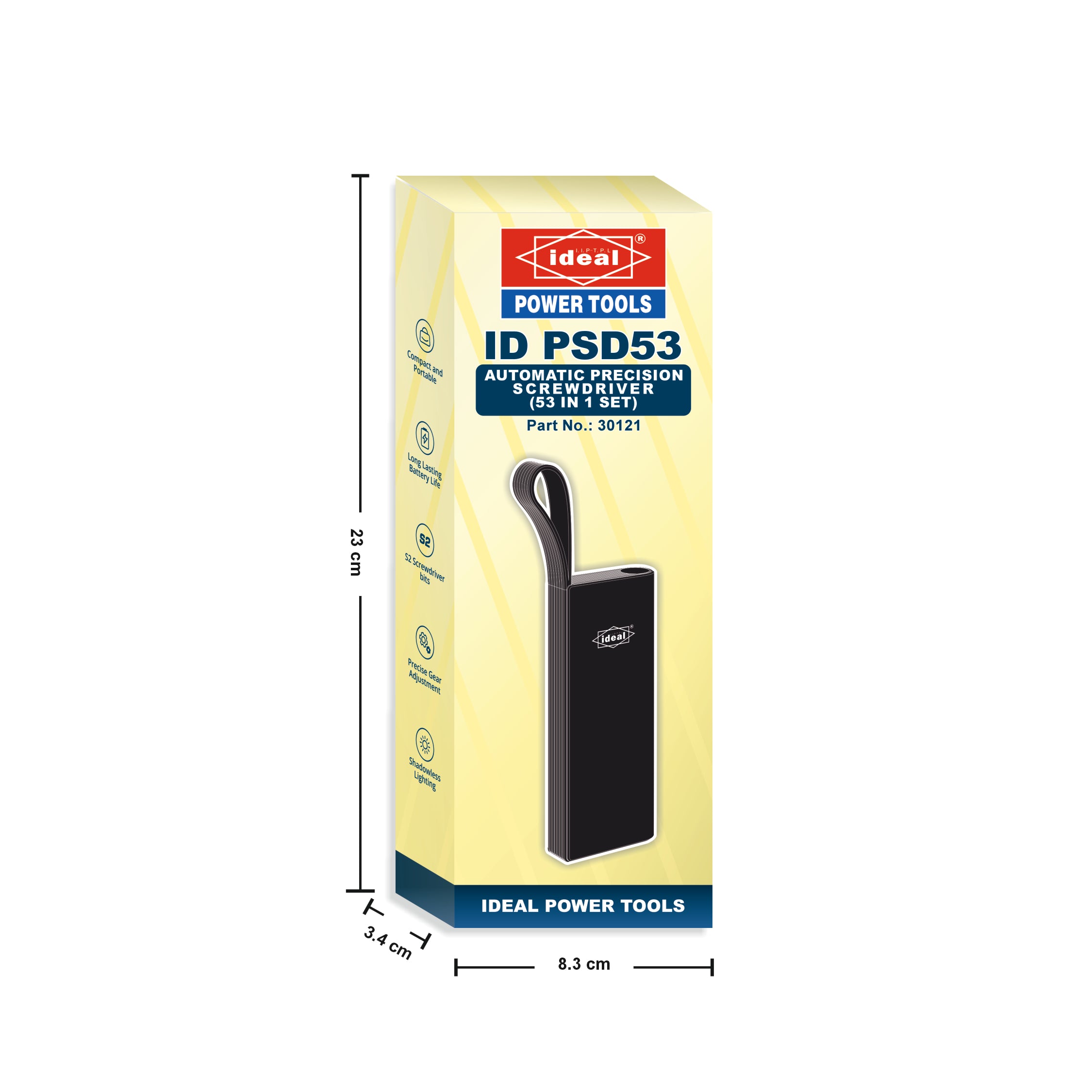 IDEAL [ID PSD53] [53-IN-1 SET] AUTOMATIC PRECISION SCREW DRIVER - 30121