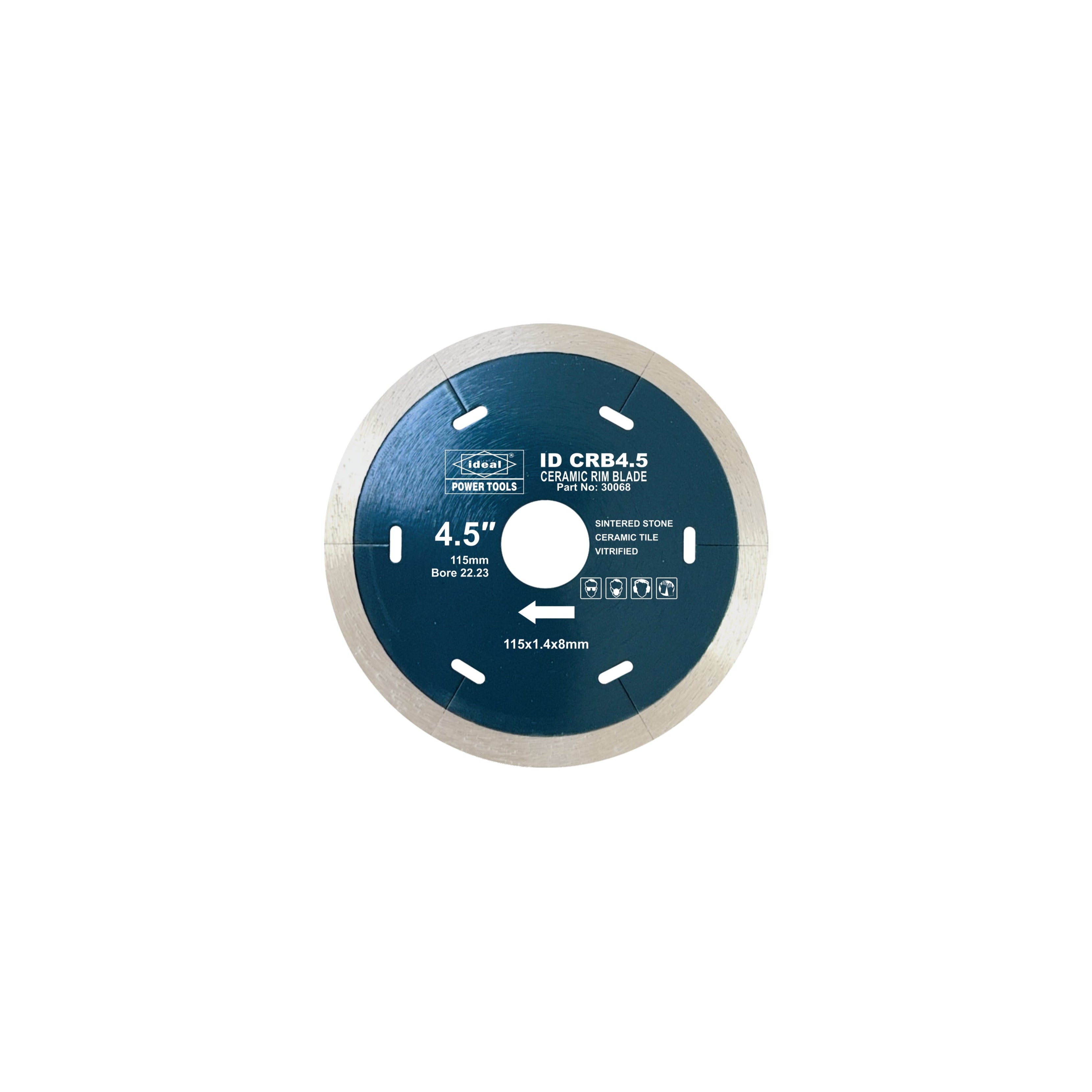 ID CRB4.5 CERAMIC RIM BLADE 4.5" MARBLE CUTTER ACCESSORY - 30068