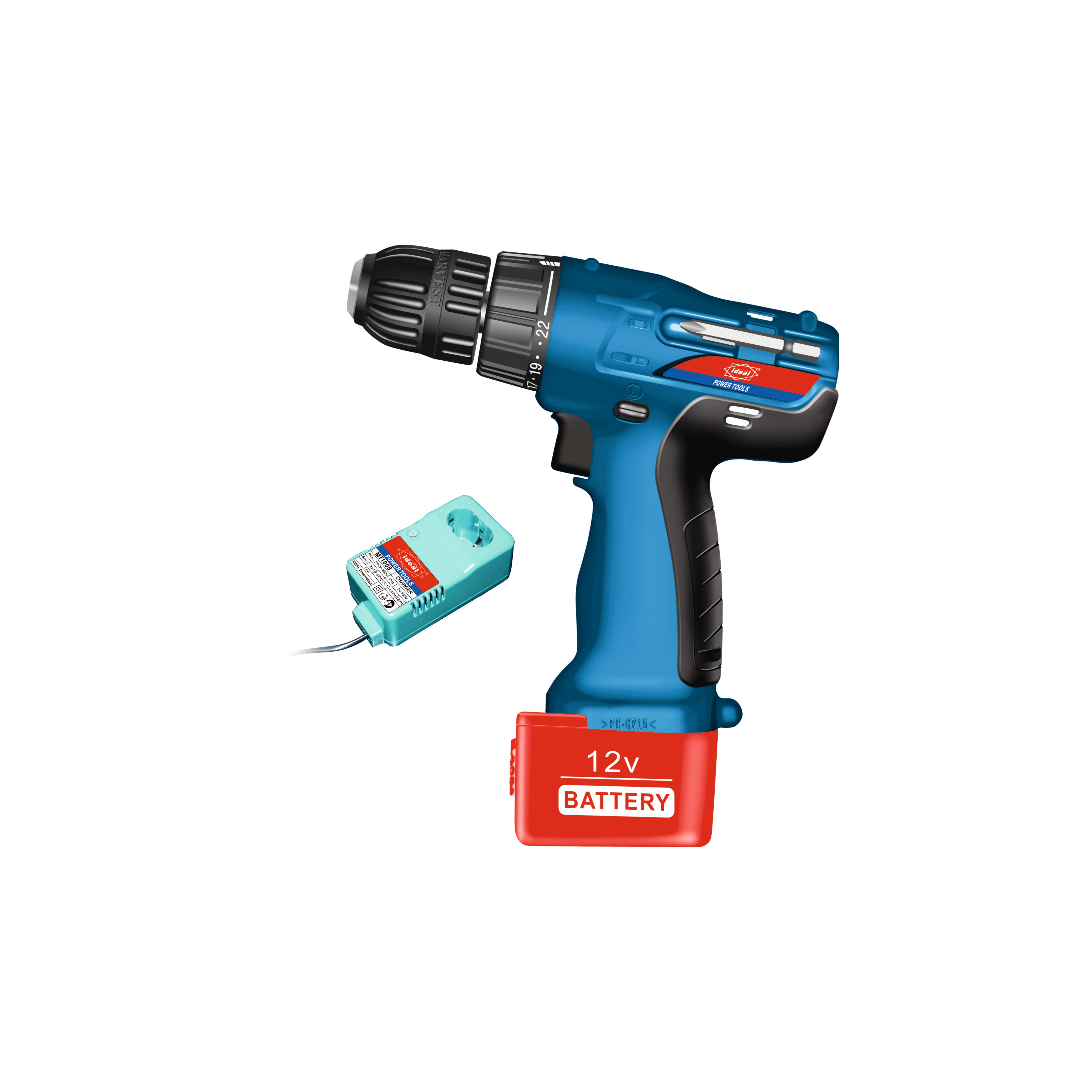 ID EDCL12V [12V] CORDLESS DRILL MACHINE [CORDLESS TOOL - CHARGER TYPE [G-240V]] - 27387
