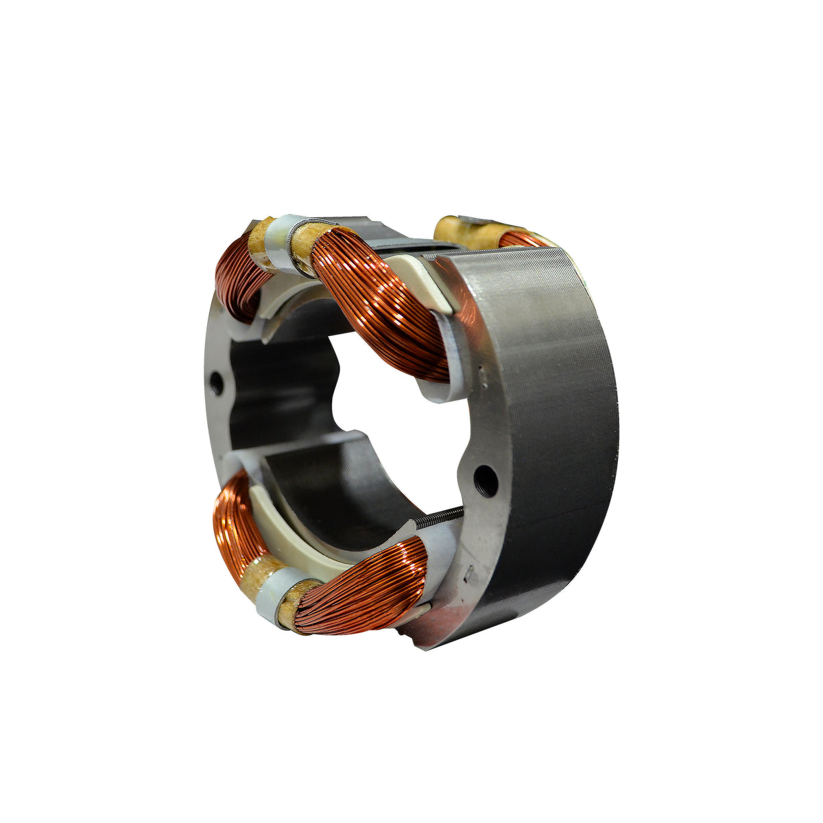 A metal coil shown on a plain white background.