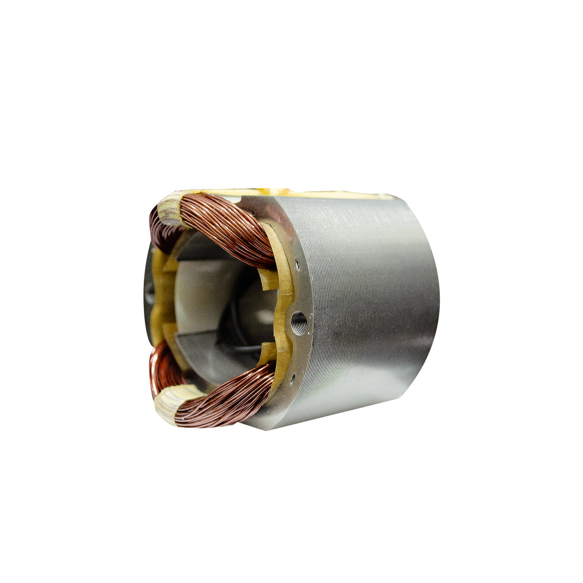 A coil (Angle grinder spare art) isolated on a white background.