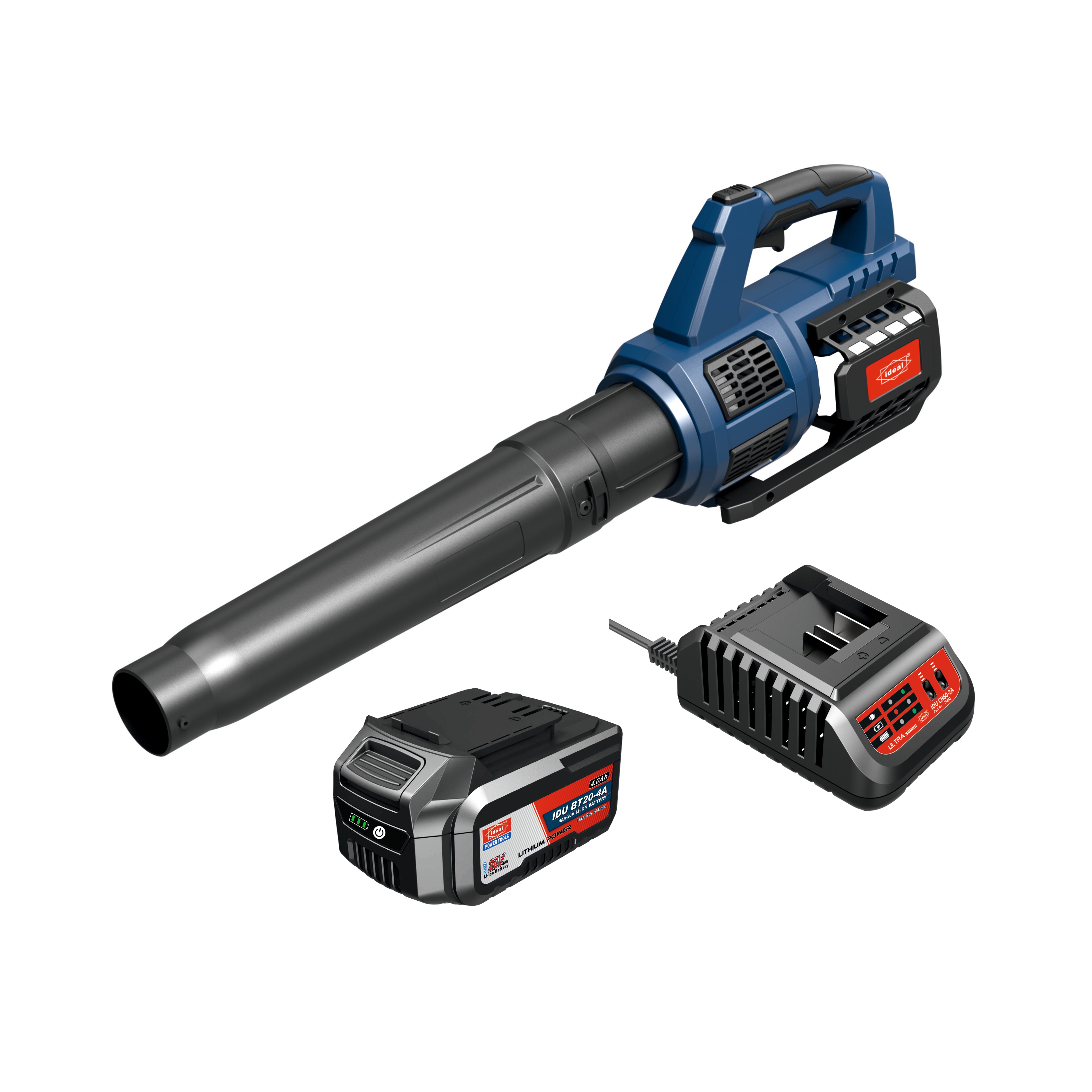 IDU GB-480 CORDLESS GARDEN BLOWER MACHINE KIT