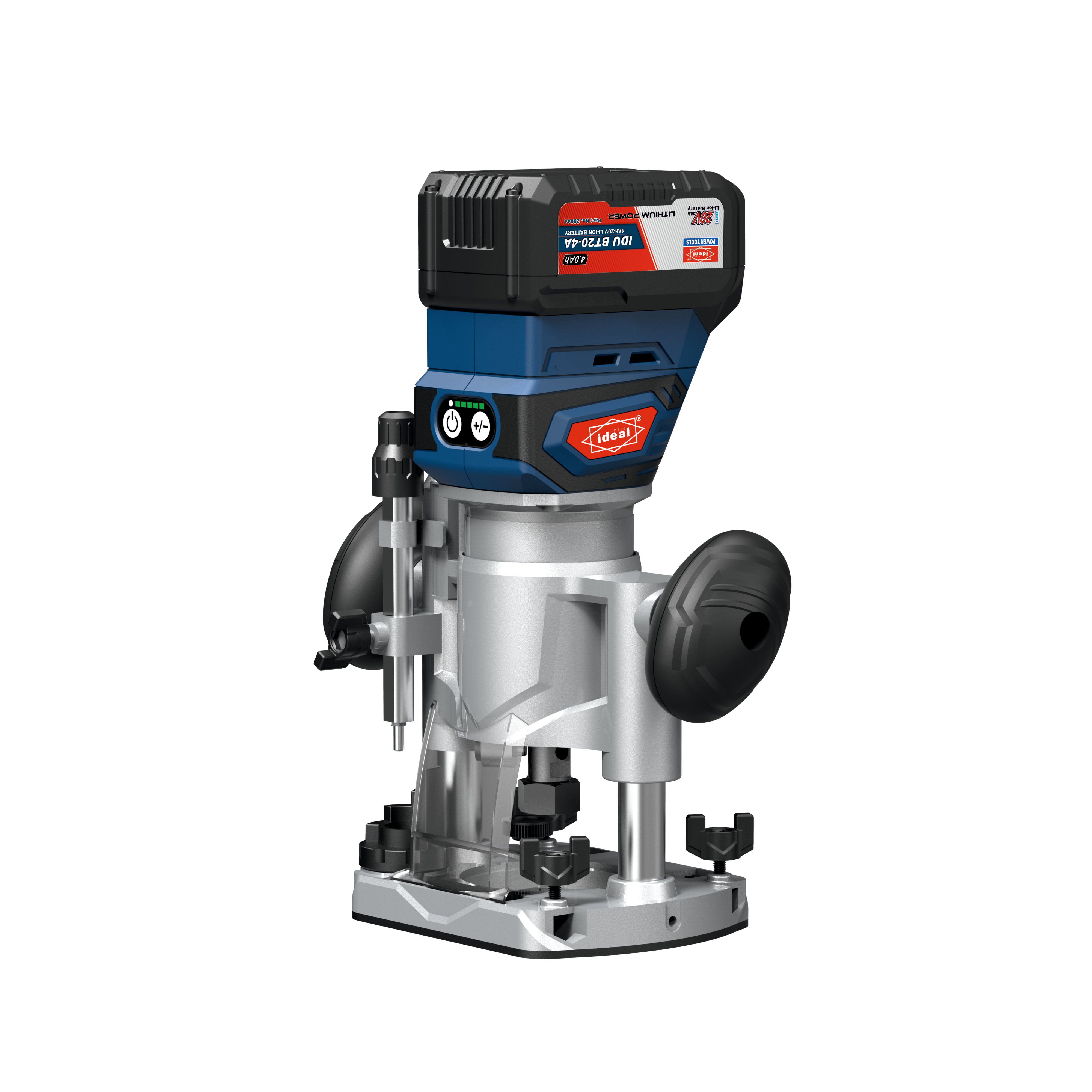 IDU WR-B8 BRUSHLESS PLUNGE CORDLESS ROUTER MACHINE KIT