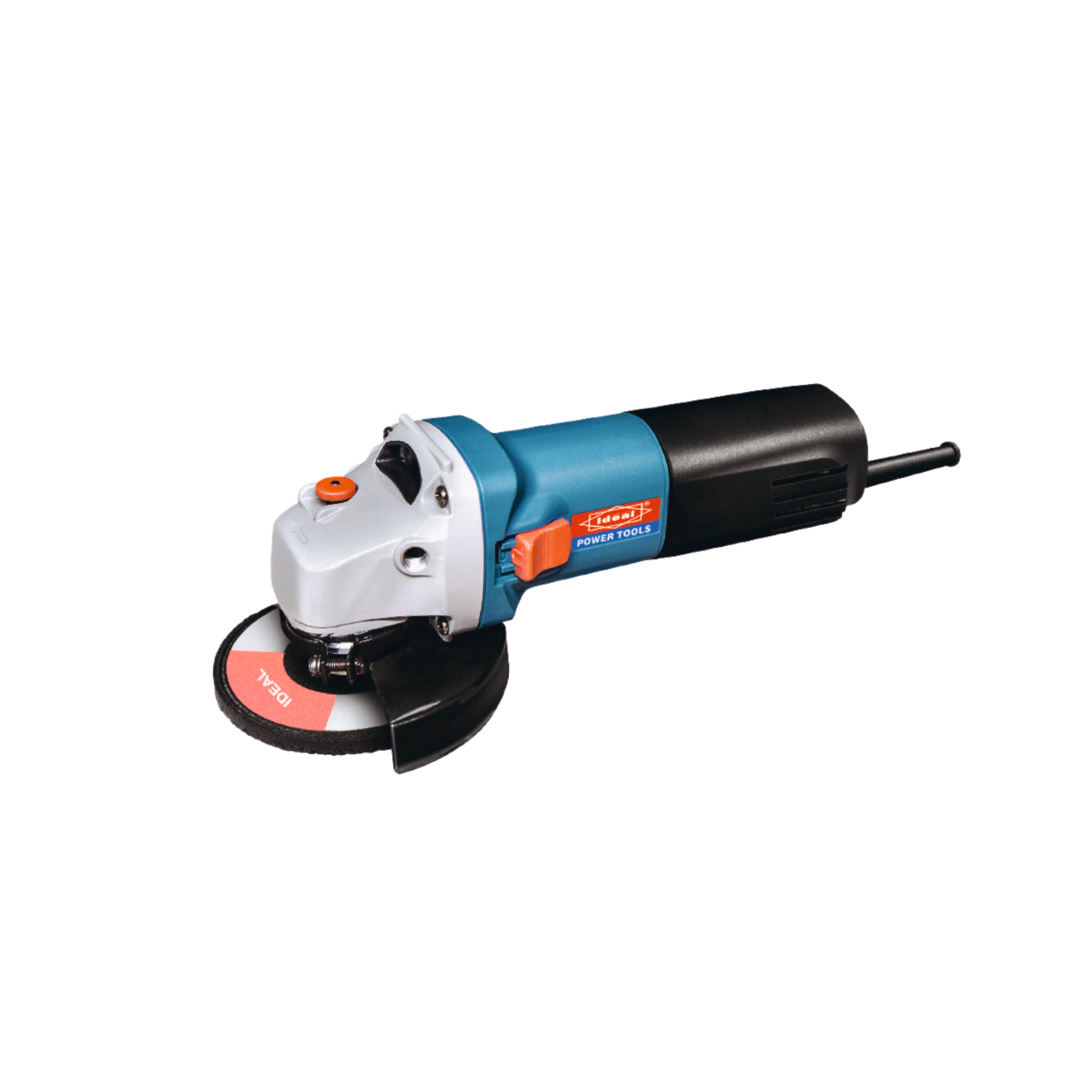 Angle grinder ID AG115DC on a plain white background.