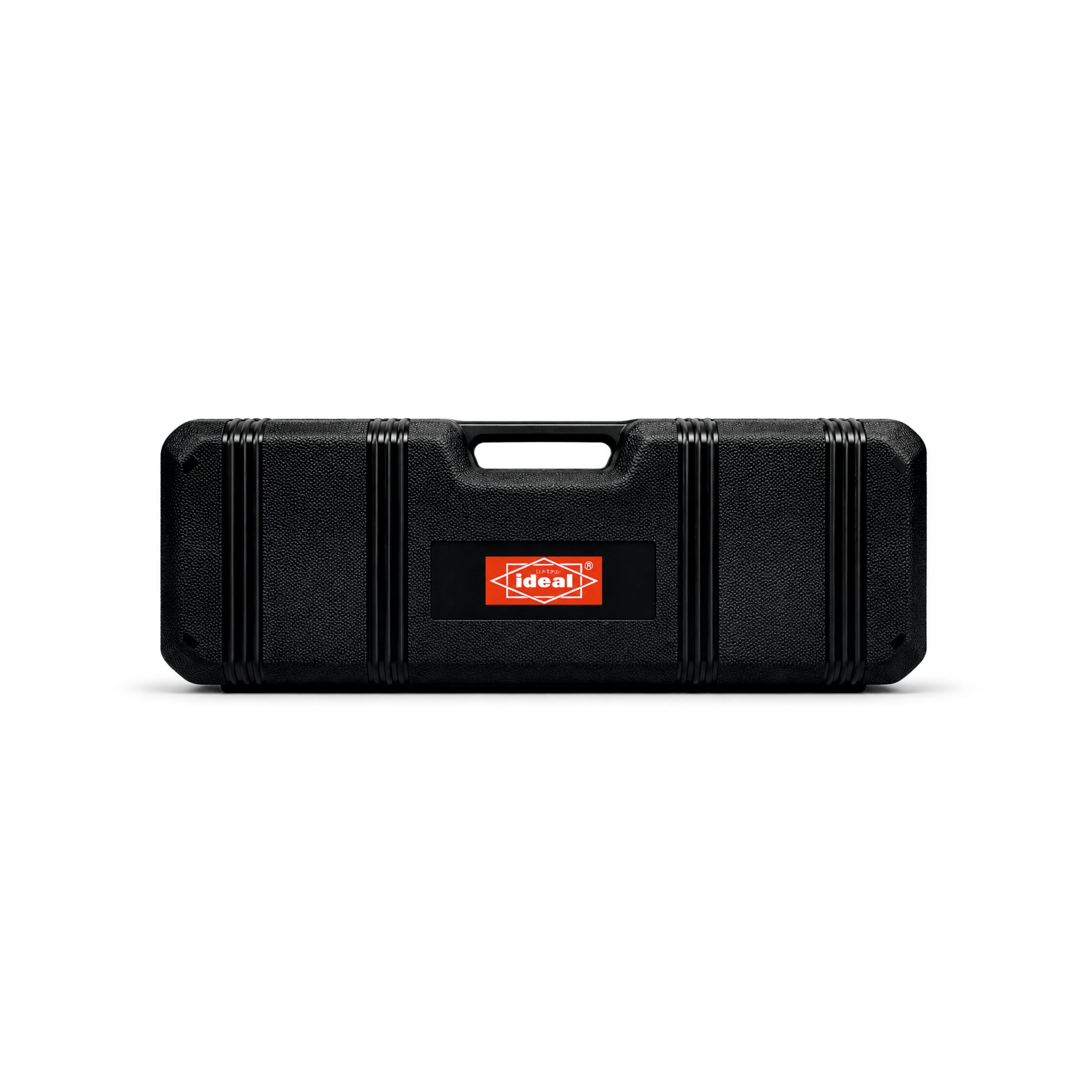 Black tool case with a visible 'ideal' brand logo on a white background