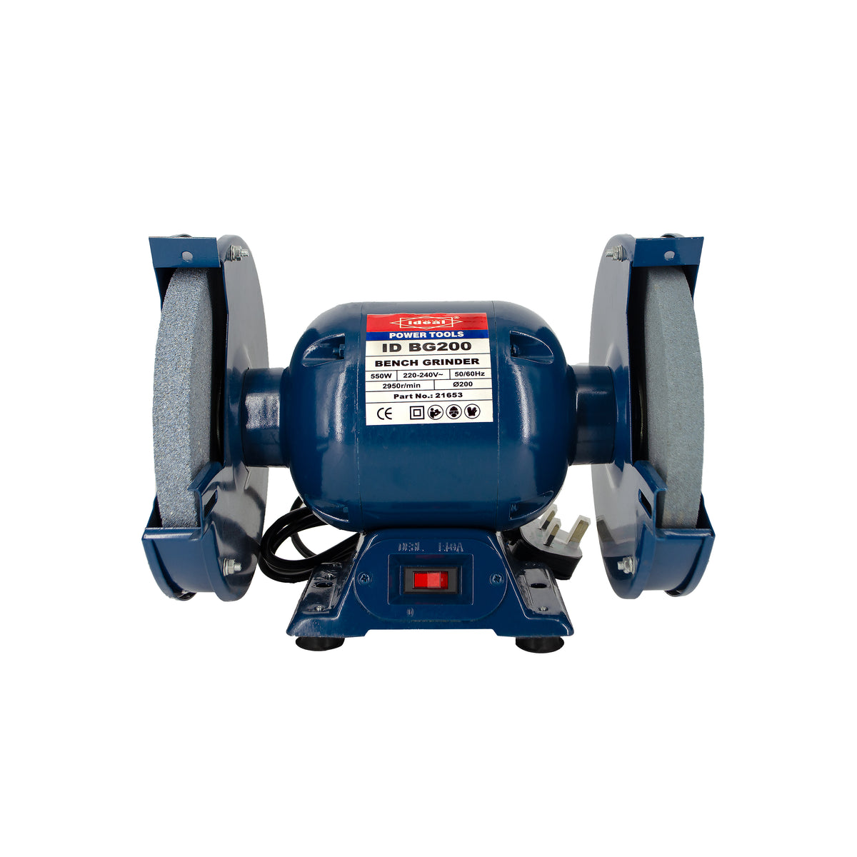 ID BG200 [550W] ELECTRIC BENCH GRINDER MACHINE [G-240V] - 21653