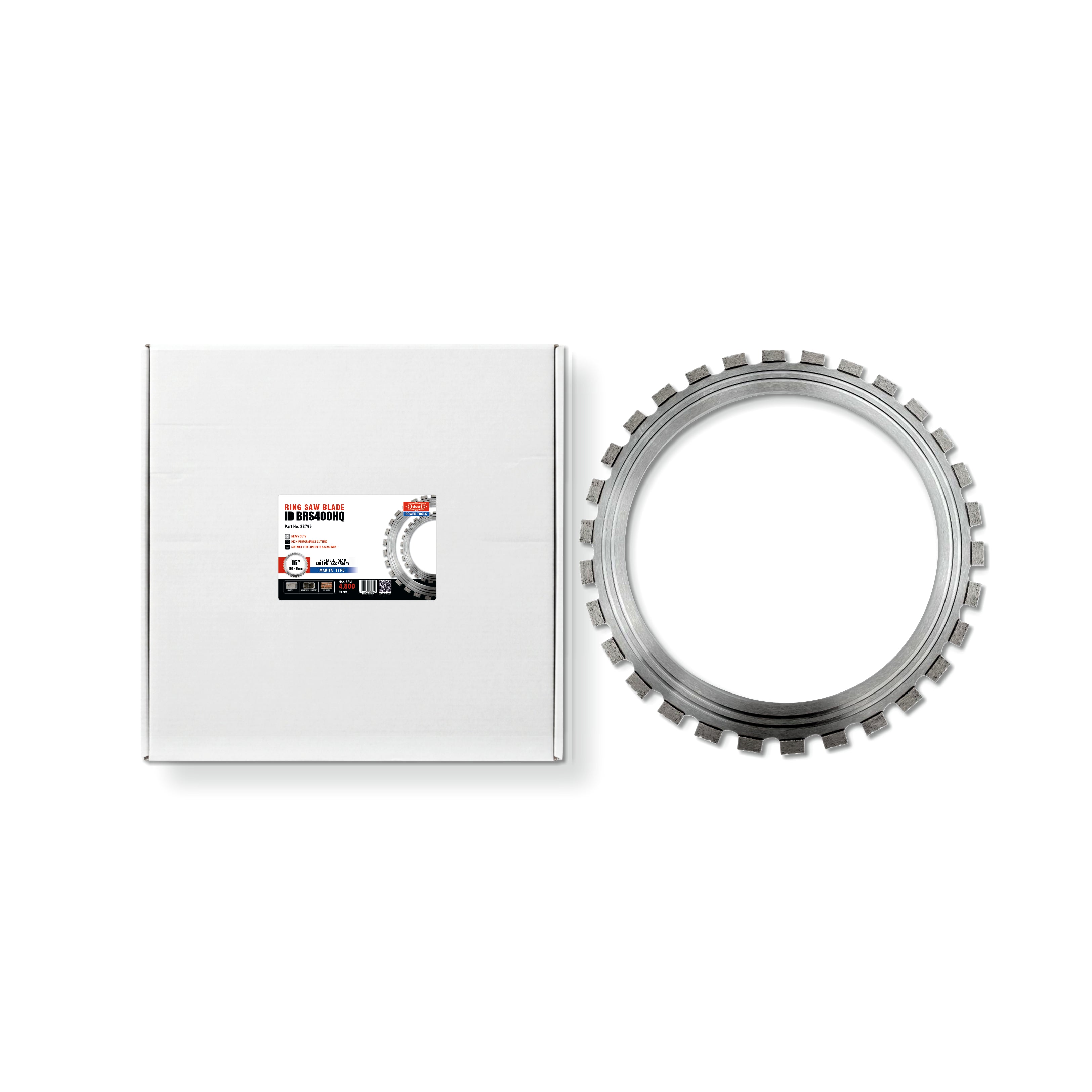 IDEAL RING SAW BLADE [ID BRS400HQ] 16" PORTABLE SLAB CUTTER ACCESSORY [Makita Type] - 28799