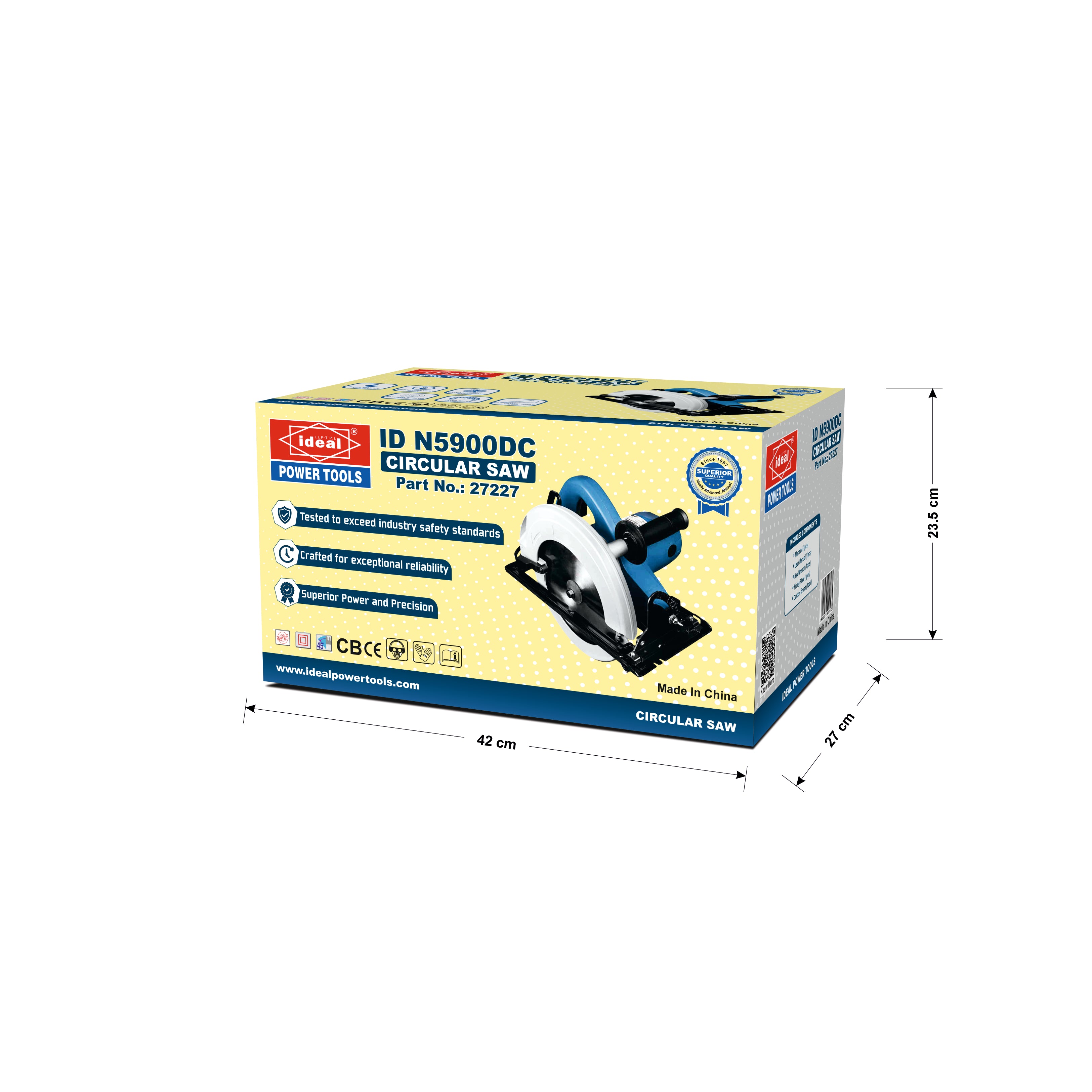 ID N5900DC 9" ELECTRIC CIRCULAR SAW MACHINE [G-240V] [Makita Type] - 27227