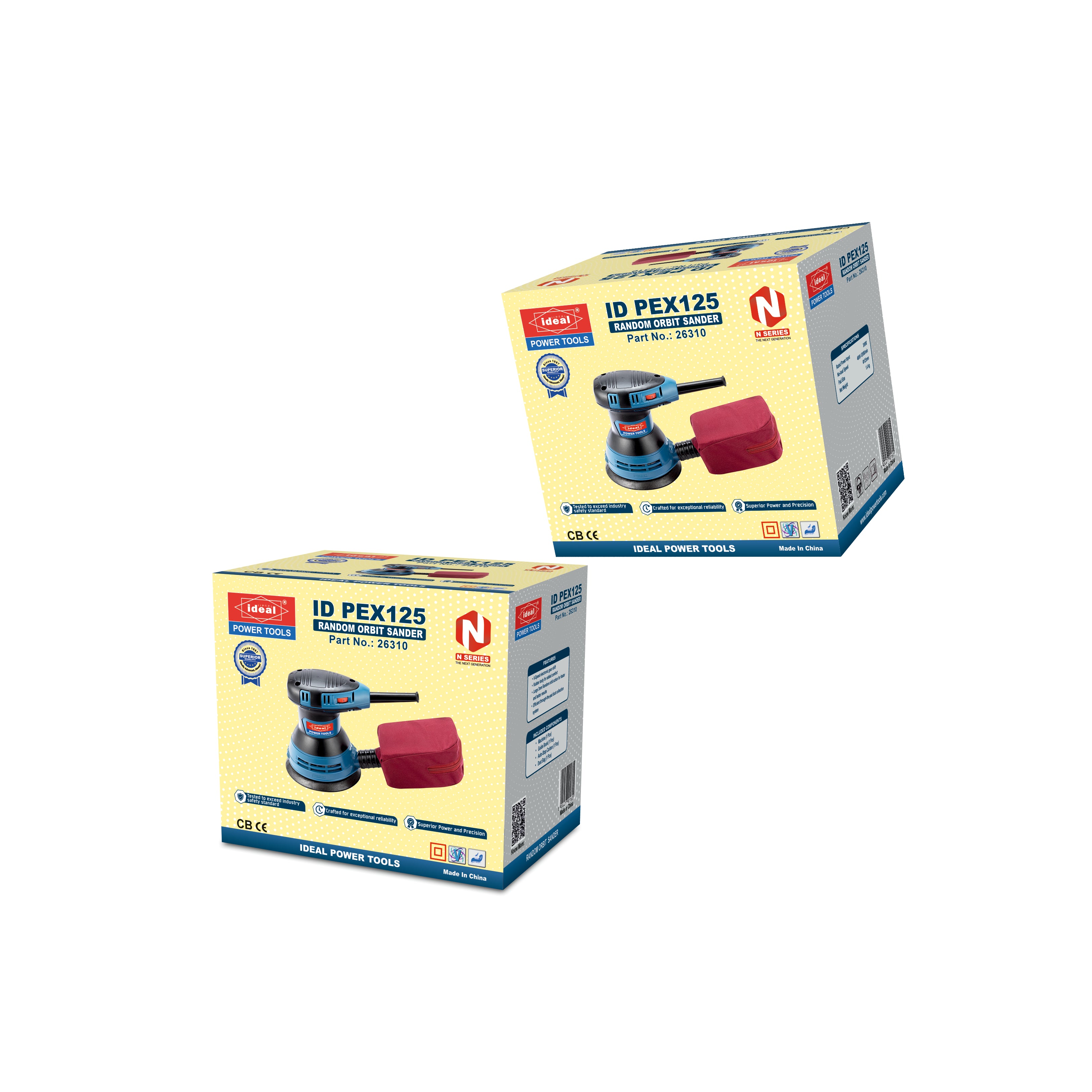 ID PEX125 5" ELECTRIC ECCENTRIC SANDER MACHINE [G-240V] - 26310